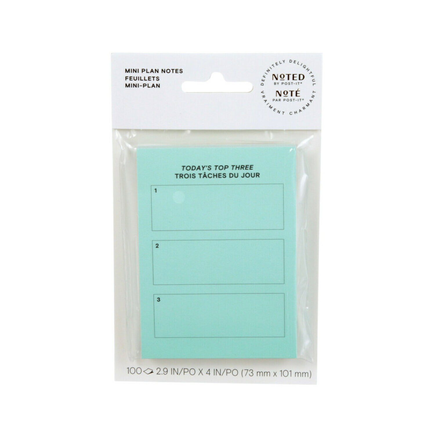 Post-it® Super Sticky Notes, 76 x 76 mm, Miami Collection, 3 Pads/Pack,  3321-SSMIA