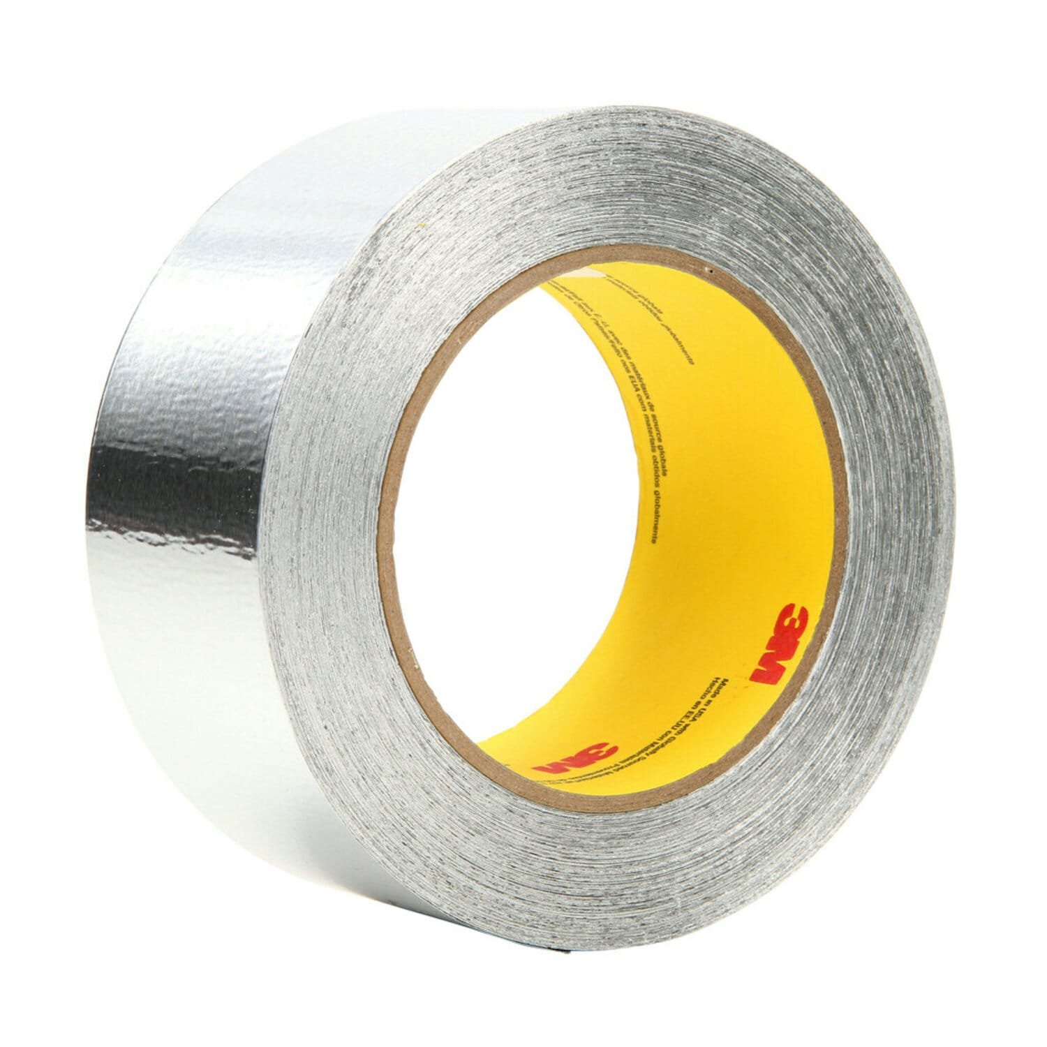 3M Aluminum Foil Tape 425, Silver, 2 in x 60 yd, 4.6 mil, 24 rolls per case