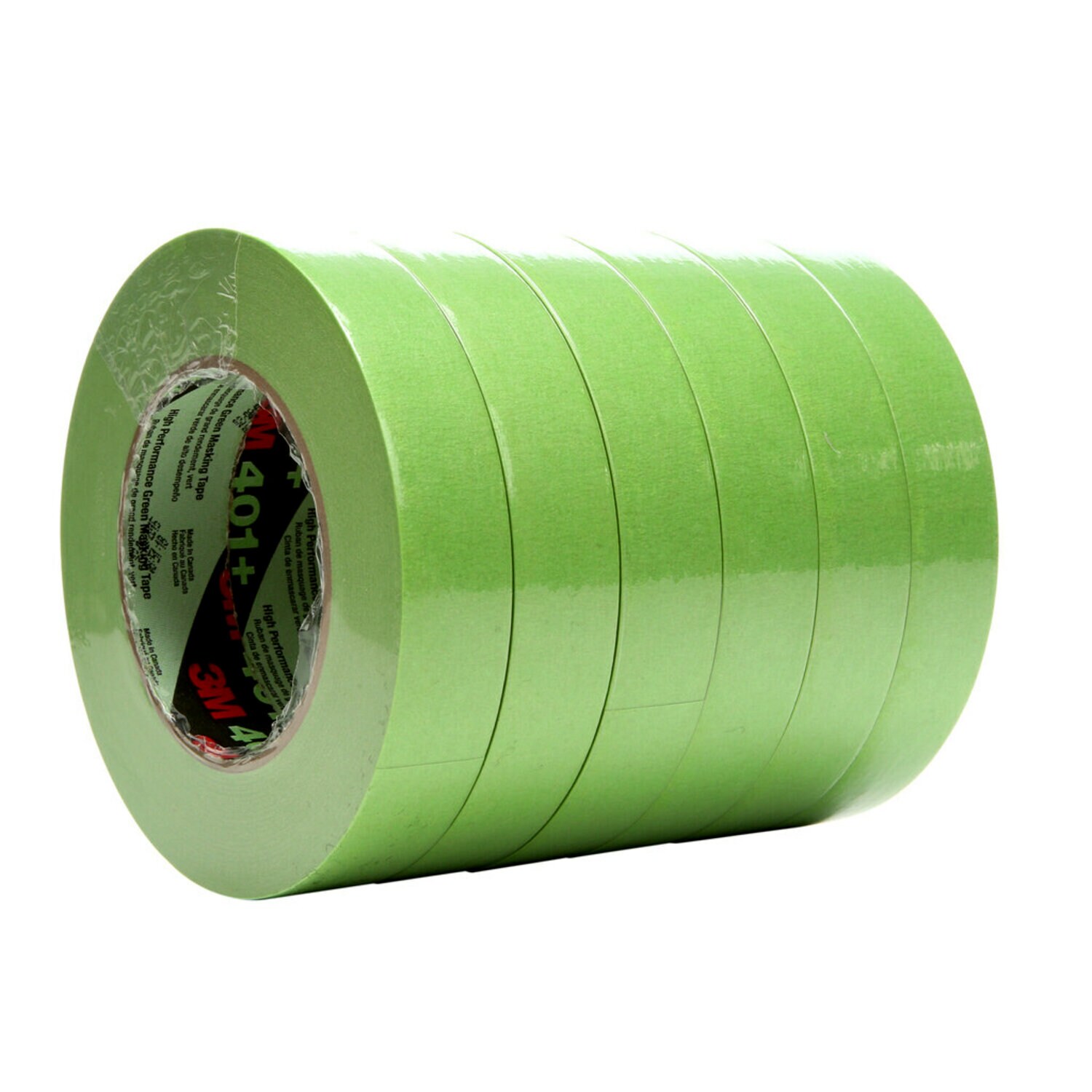 Lab Tape - 1/2 x 40yd - 3in. Core - Green (6PK)
