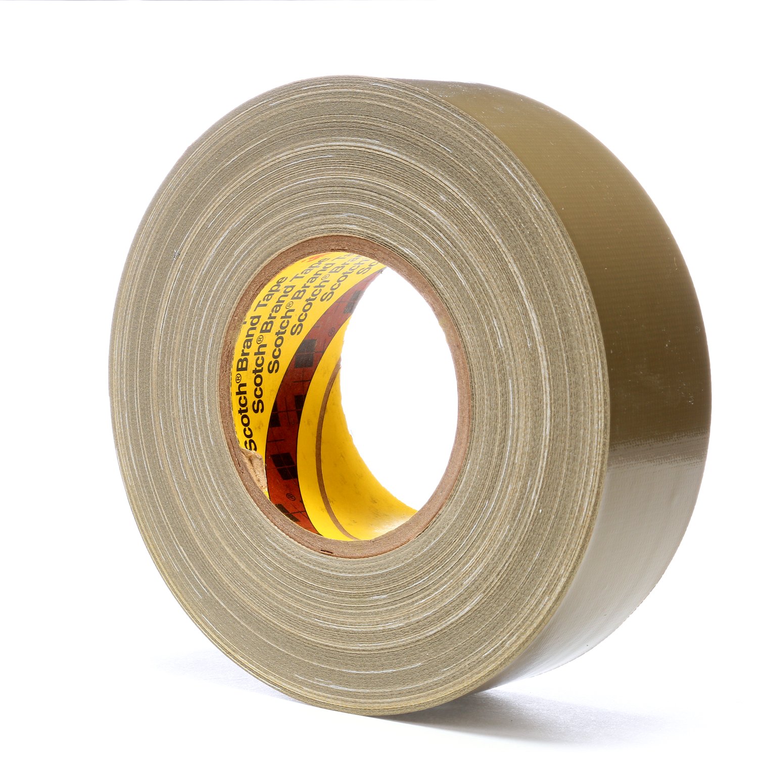 7000048963 - Scotch Polyethylene Coated Cloth Tape 390, Olive, 48 mm x 54.8 m, 11.7 mil, 24/Case