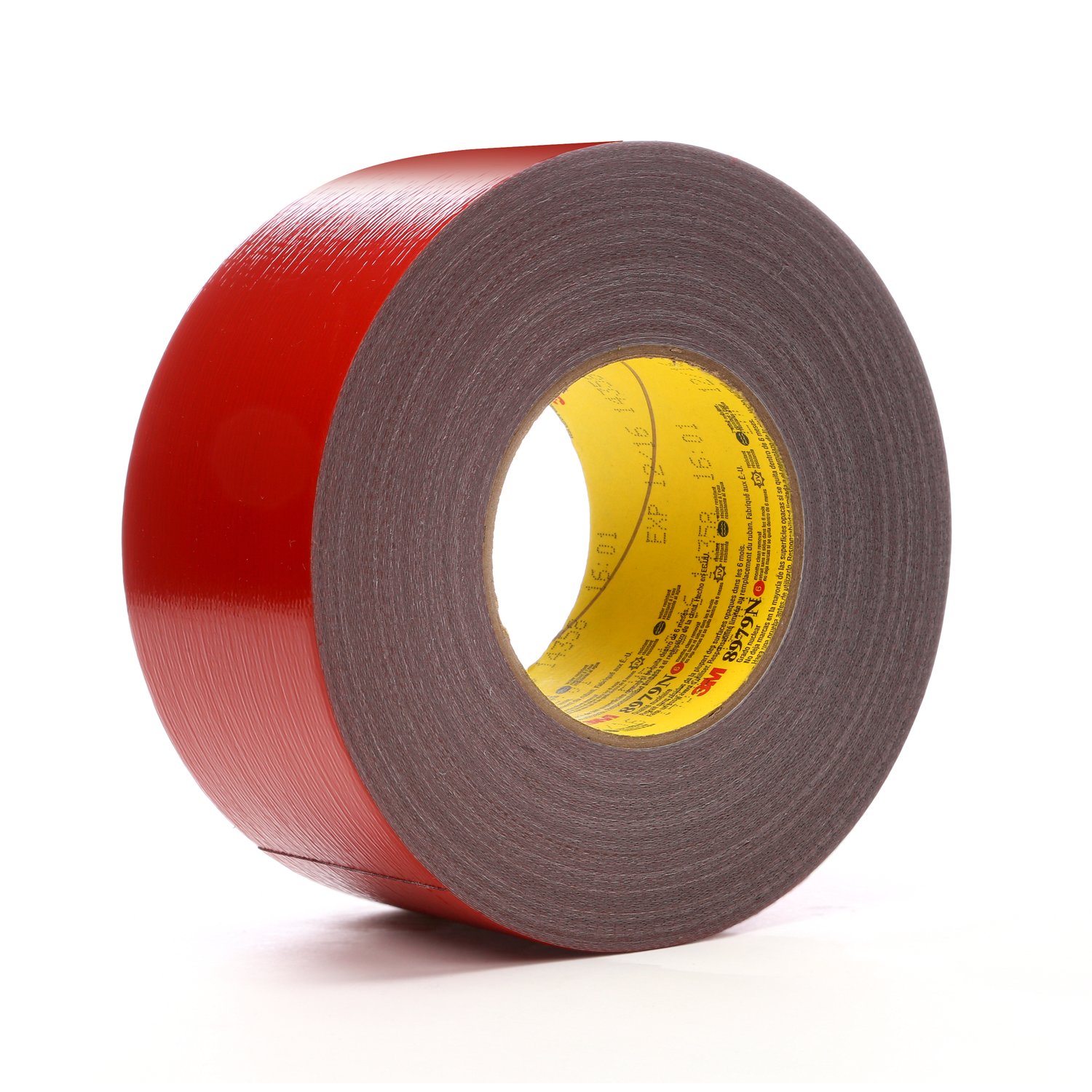 7010334653 - 3M Performance Plus Duct Tape 8979N, (Nuclear), Red, 72 mm x 54.8 m,
12.1 mil, 12/Case