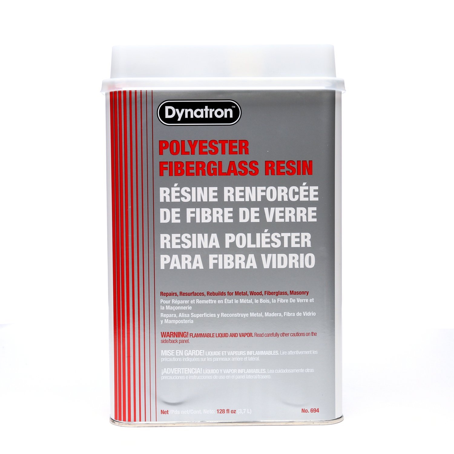 7000125054 - Dynatron Fiberglass Resin, 694, 1 gal, 4 per case