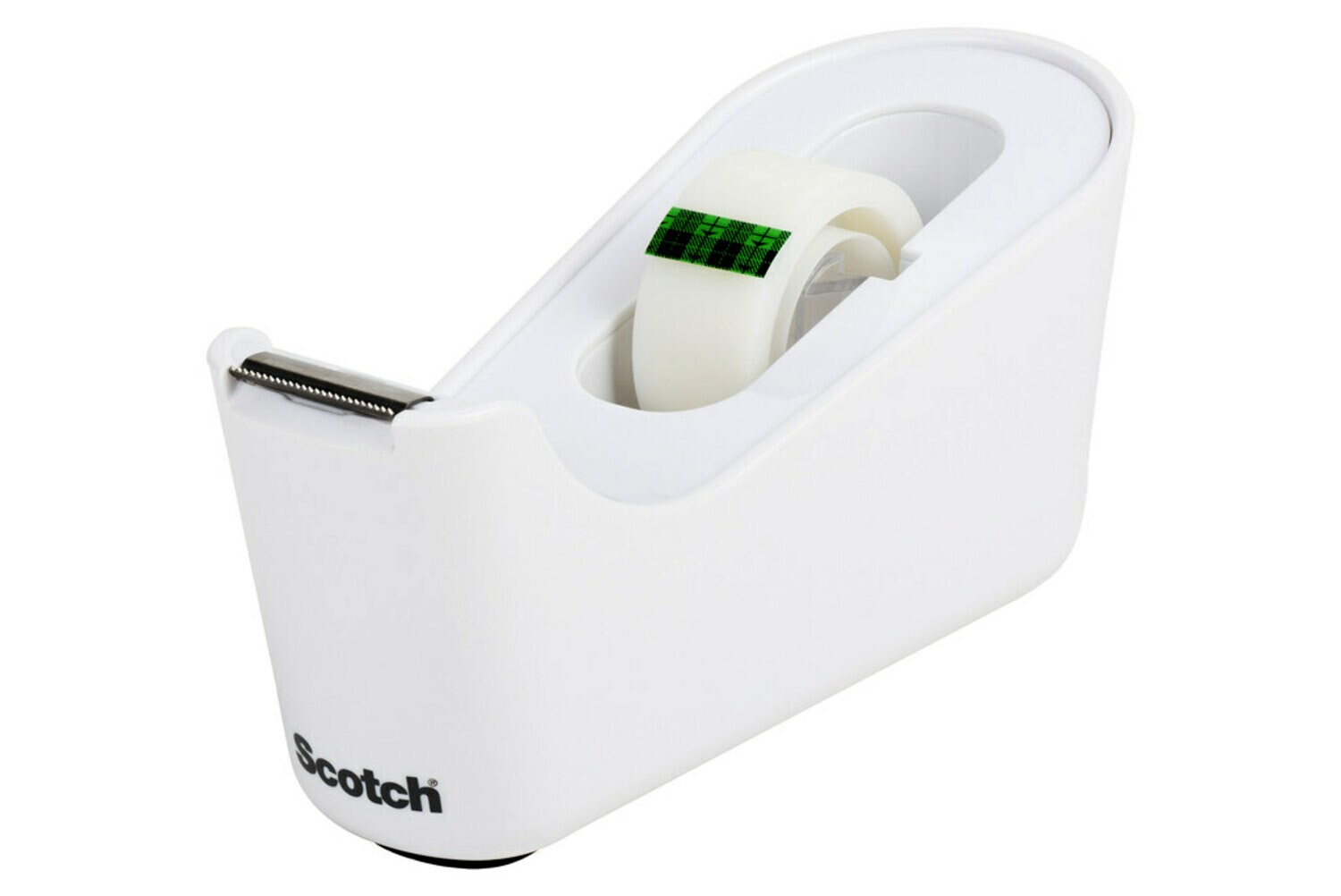 7100255038 - Scotch Tape Dispenser C18-W, White .75 in x 350 in (19 mm x 8,89 m), Roll of tape included