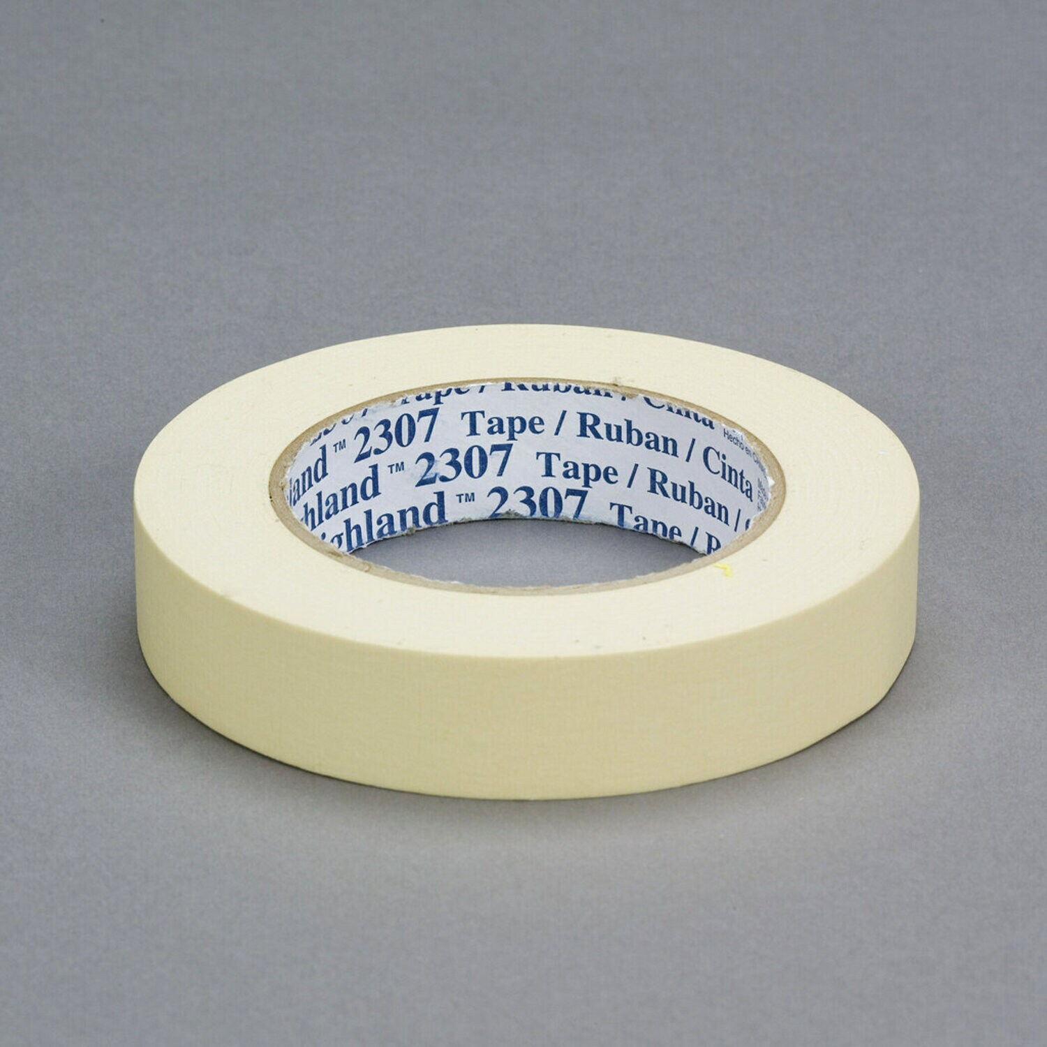 7000123529 - 3M Masking Tape 2307, Tan, 12 mm x 55 m, 5.2 mil, 72 Roll/Case