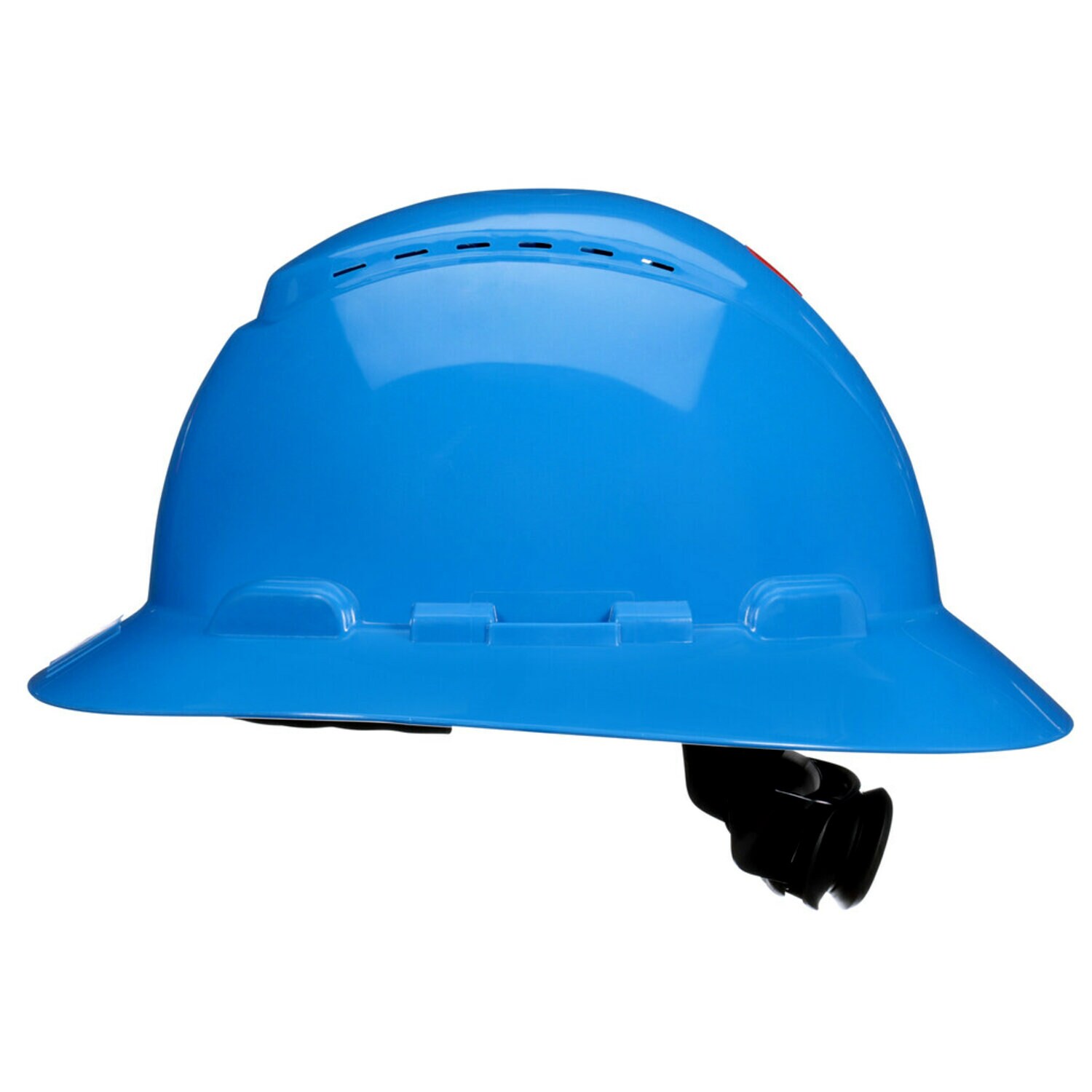 7100240031 - 3M SecureFit Full Brim Hard Hat H-803SFV-UV, Blue, Vented, 4-Point Pressure Diffusion Ratchet Suspension, with UVicator, 20ea/CS