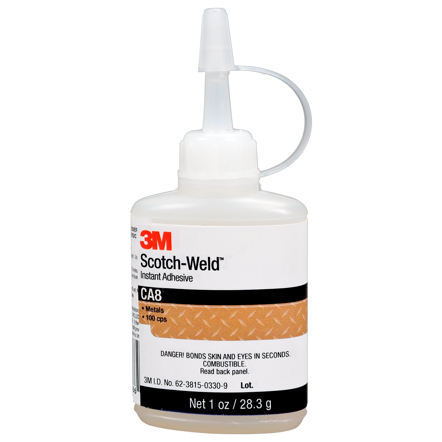 7000046526 - 3M Scotch-Weld Instant Adhesive CA8, Clear, 1 fl oz, 12 Bottles/Case