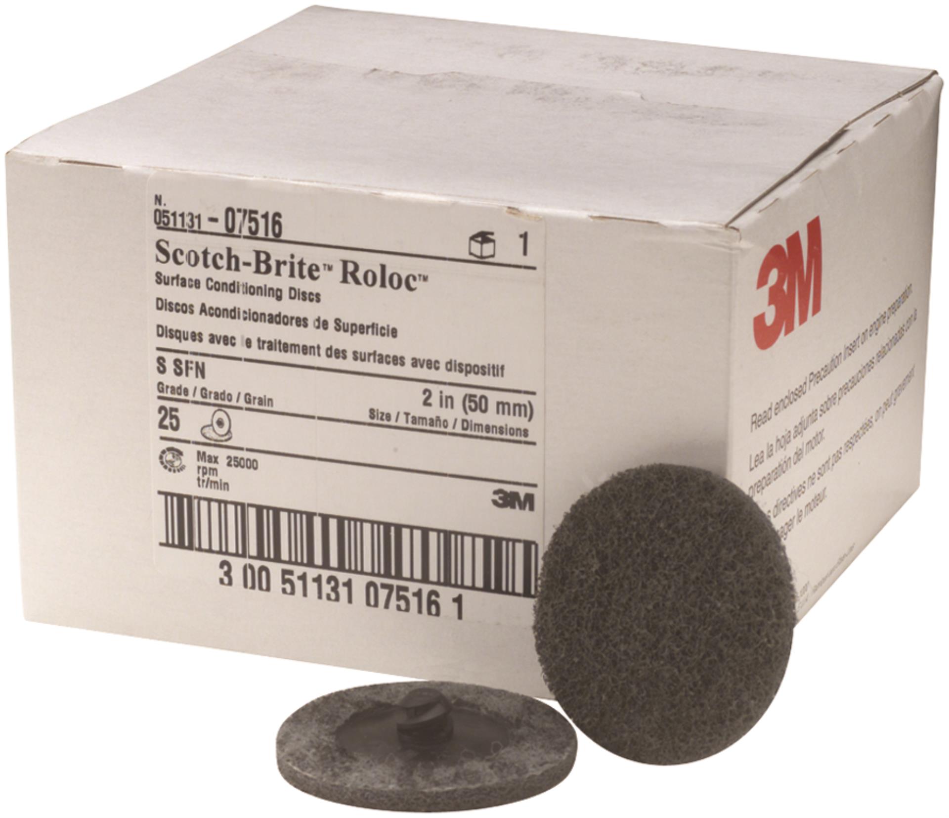 Aluminum Oxide Standard Abrasives 840034 3/4 30 Units TS Quick-Change Surface Conditioning Disc Type RC Coarse 