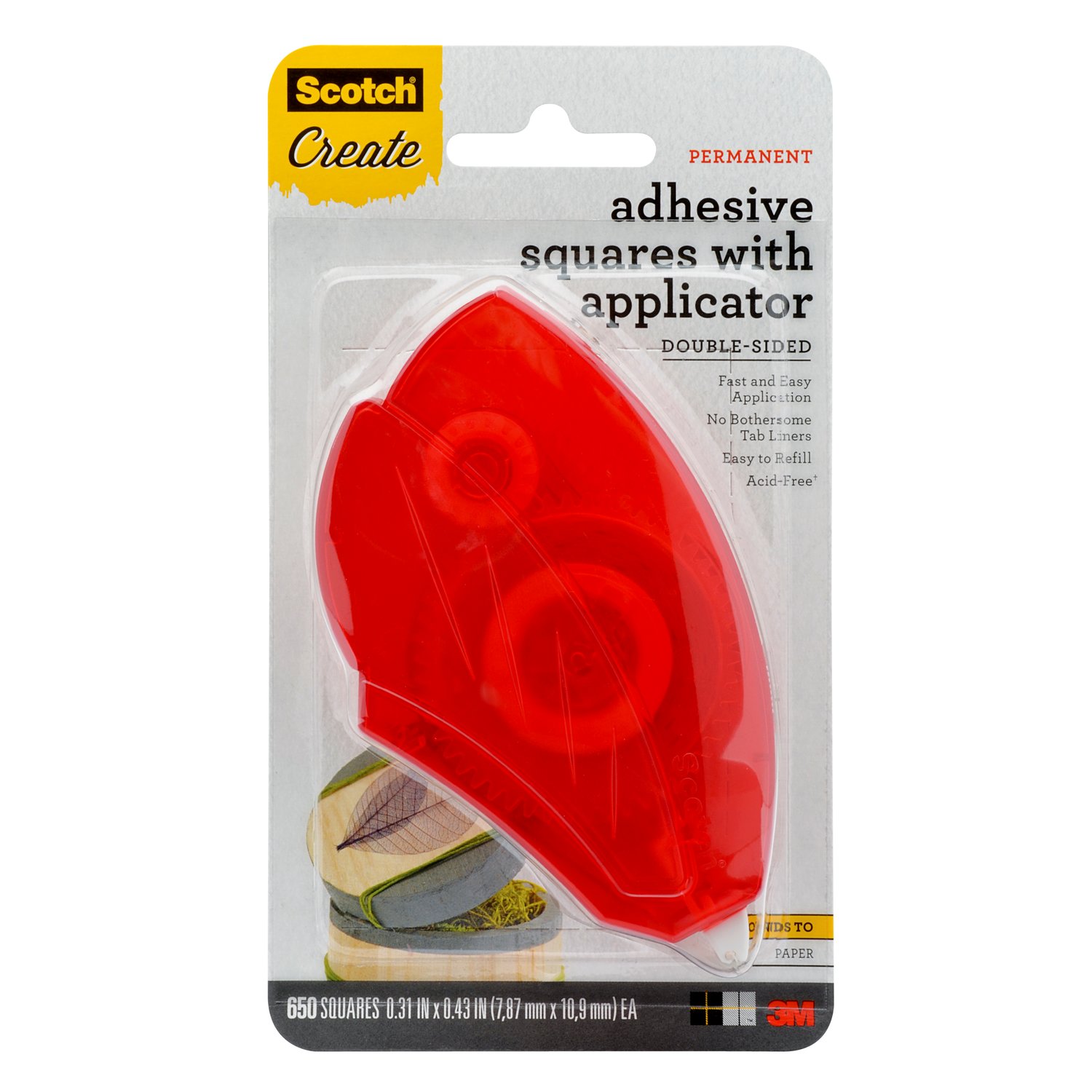 7100086835 - Scotch Adhesive Squares Applicator Refill 097R-ESF, .31 in x .43