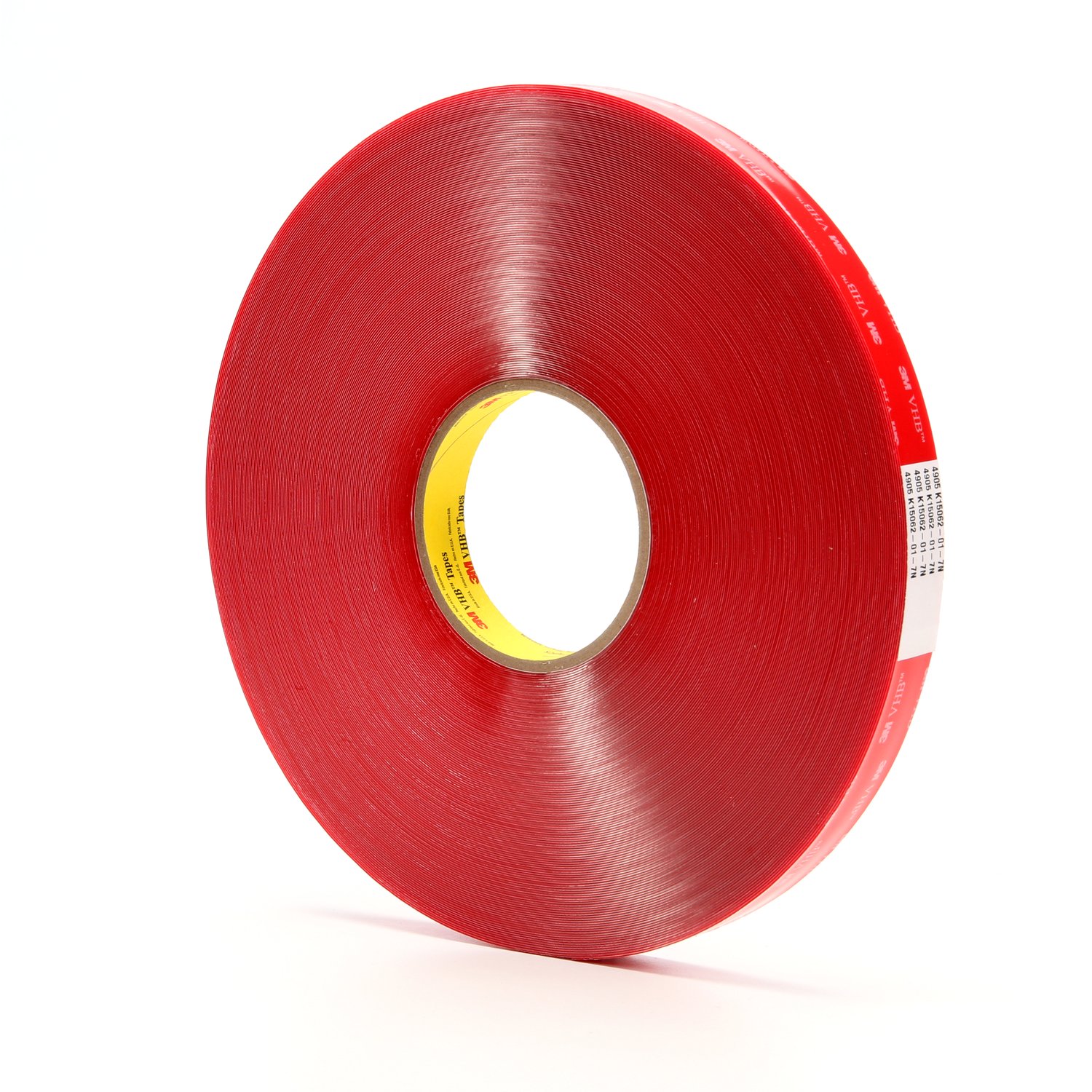 7010372456 - 3M VHB Tape 4905, Clear, 3/4 in x 72 yd, 20 mil, Small Pack, 3 rolls
per case