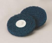 7100142411 - ( DISCONTINUED ) Standard Abrasives™ Quick Change Buff and Blend HS Disc, 846922, A/O Medium, TN, Blue, 5 in x 5/8"-11, 5/inner, 25/case