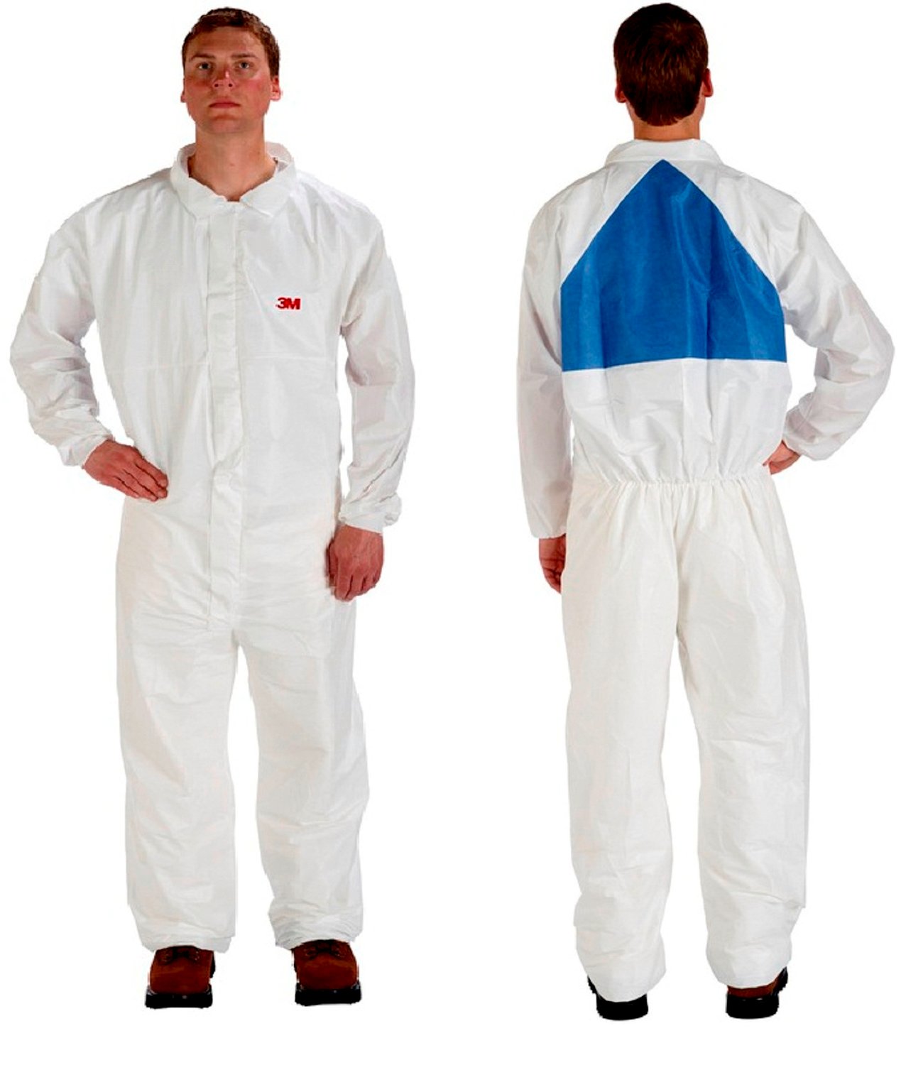 7100213261 - 3M Protective Coverall 4540+CS White & Blue Type 5/6 Size 2XL, 25 EA/Case