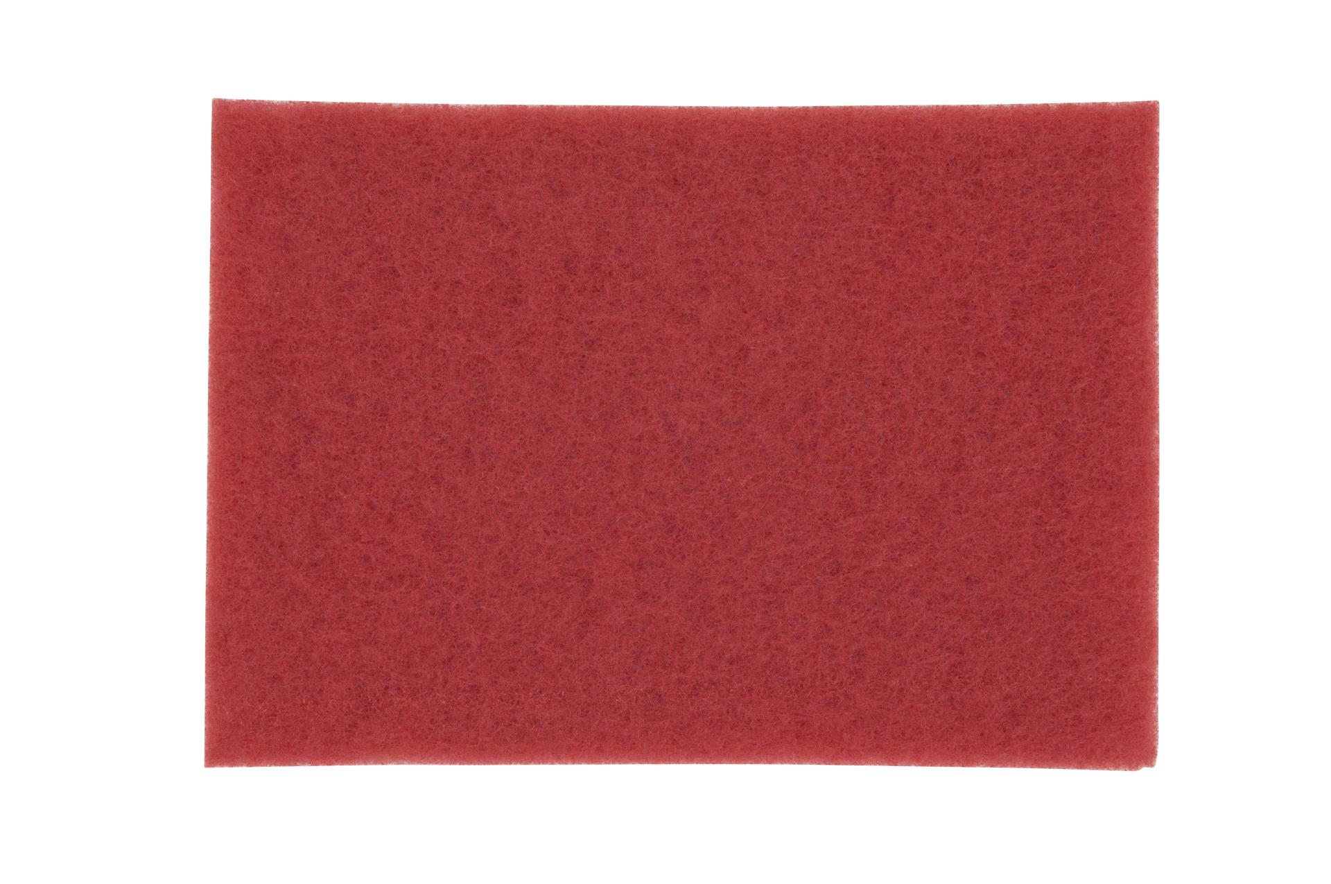 50048011258176 3M™ Red Buffer Pad 5100, 12 in x 18 in, 5/Case Aircraft  products floor-pads 9358759