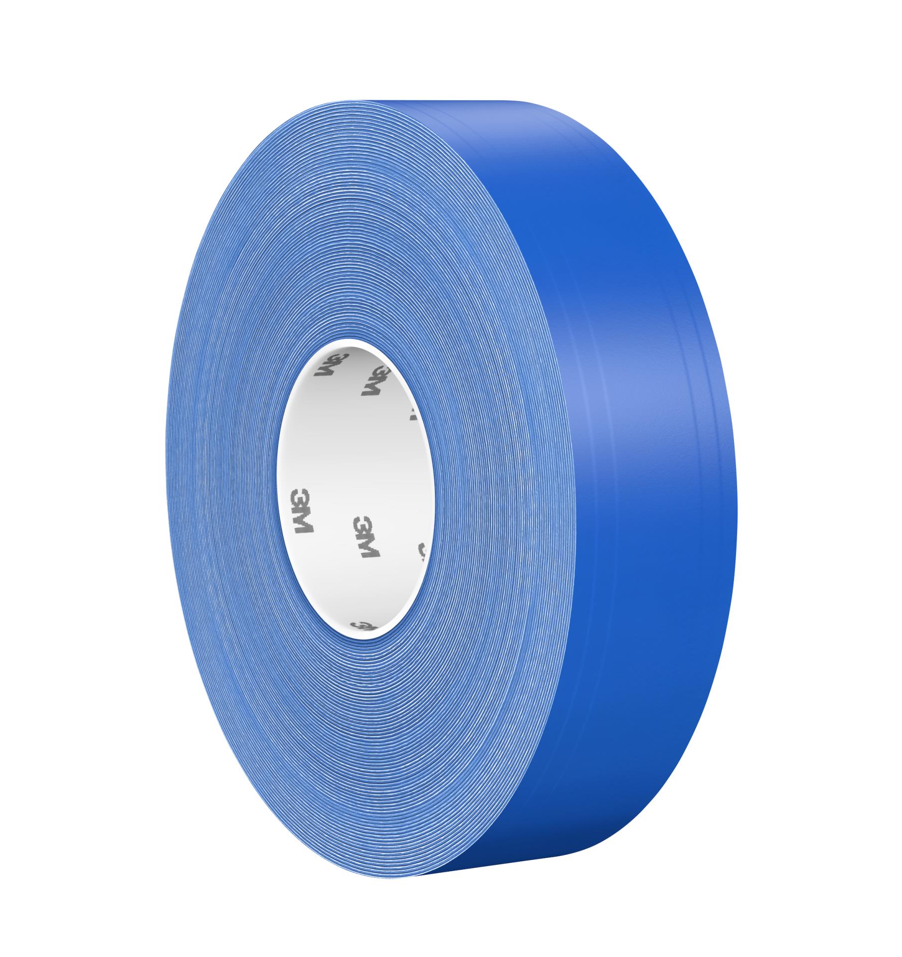 00076308140984 3M™ Ultra Durable Floor Marking Tape 971, Blue, in x 36  yd, 33 mil, roll per case Aircraft products  specialty-application-tapes 9383755