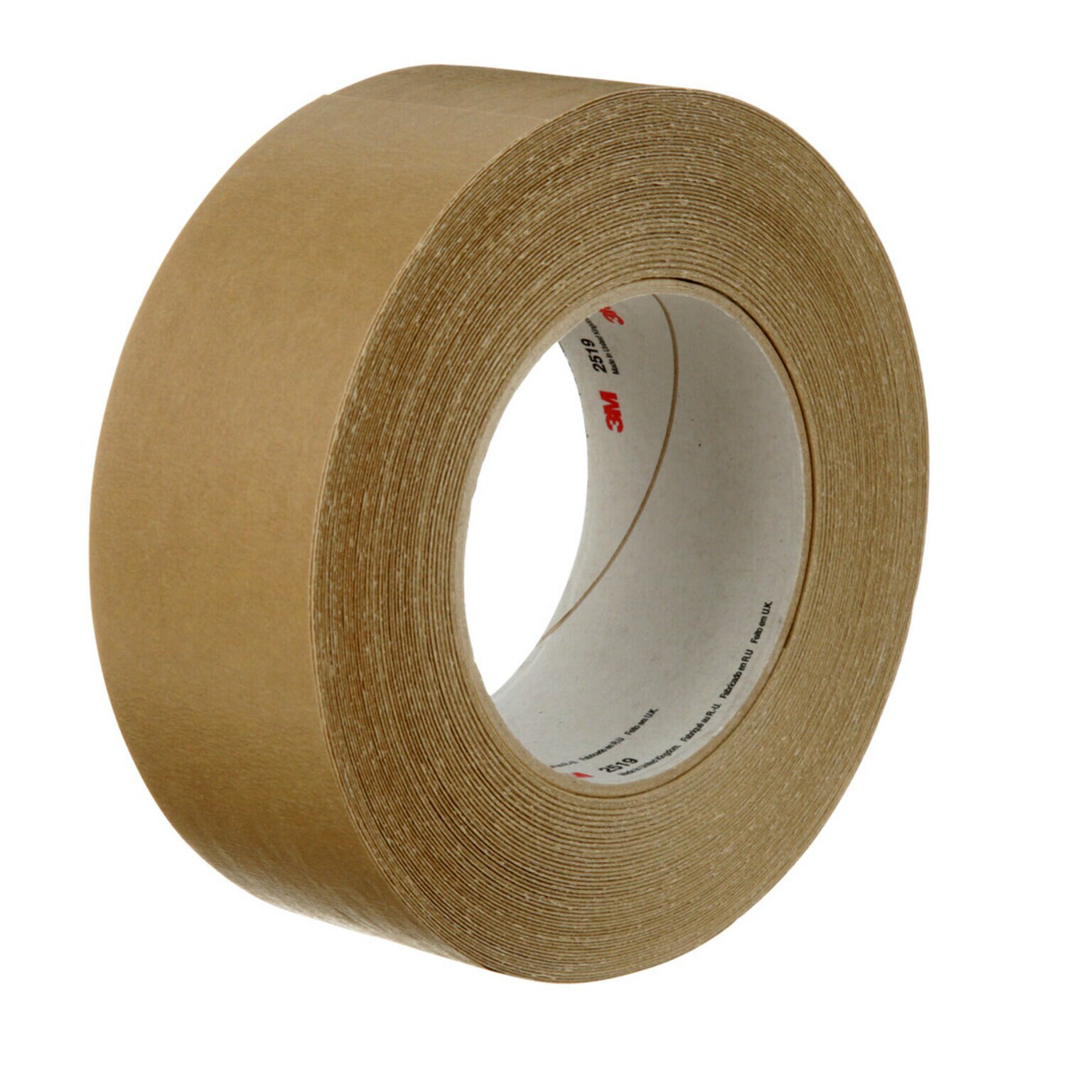 7100243535, 3M High Performance Flatback Tape 2519, Tan, 48 mm x 55 m, 24  Roll/Case, Aircraft products, paper-tapes