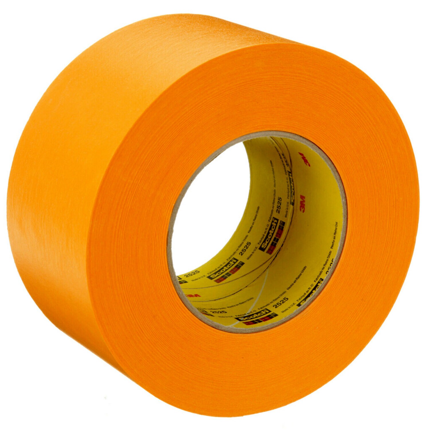 7000088509 - 3M Performance Flatback Tape 2525, Orange, 72 mm x 55 m, 9.5 mil, 12
Rolls/Case