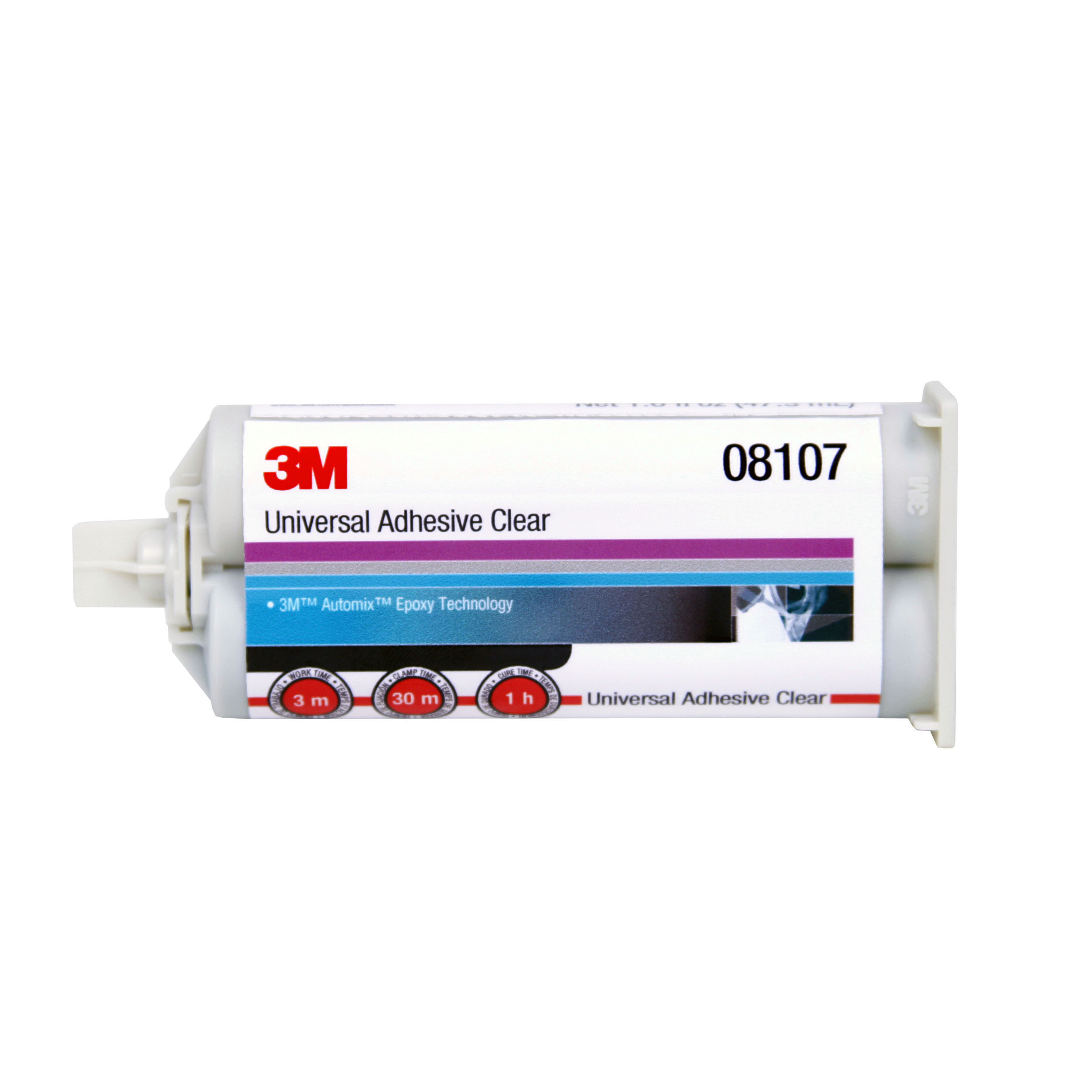 00051135081075 3M™ Universal Adhesive Clear, 08107, 47.3 mL Cartridge,  per case Aircraft products 3M 9352861