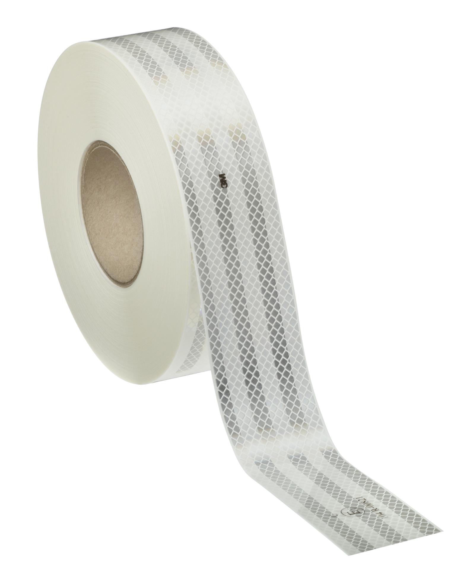 WHITE RED Reflective   Conspicuity Tape  5/8" x 50'  6-6 