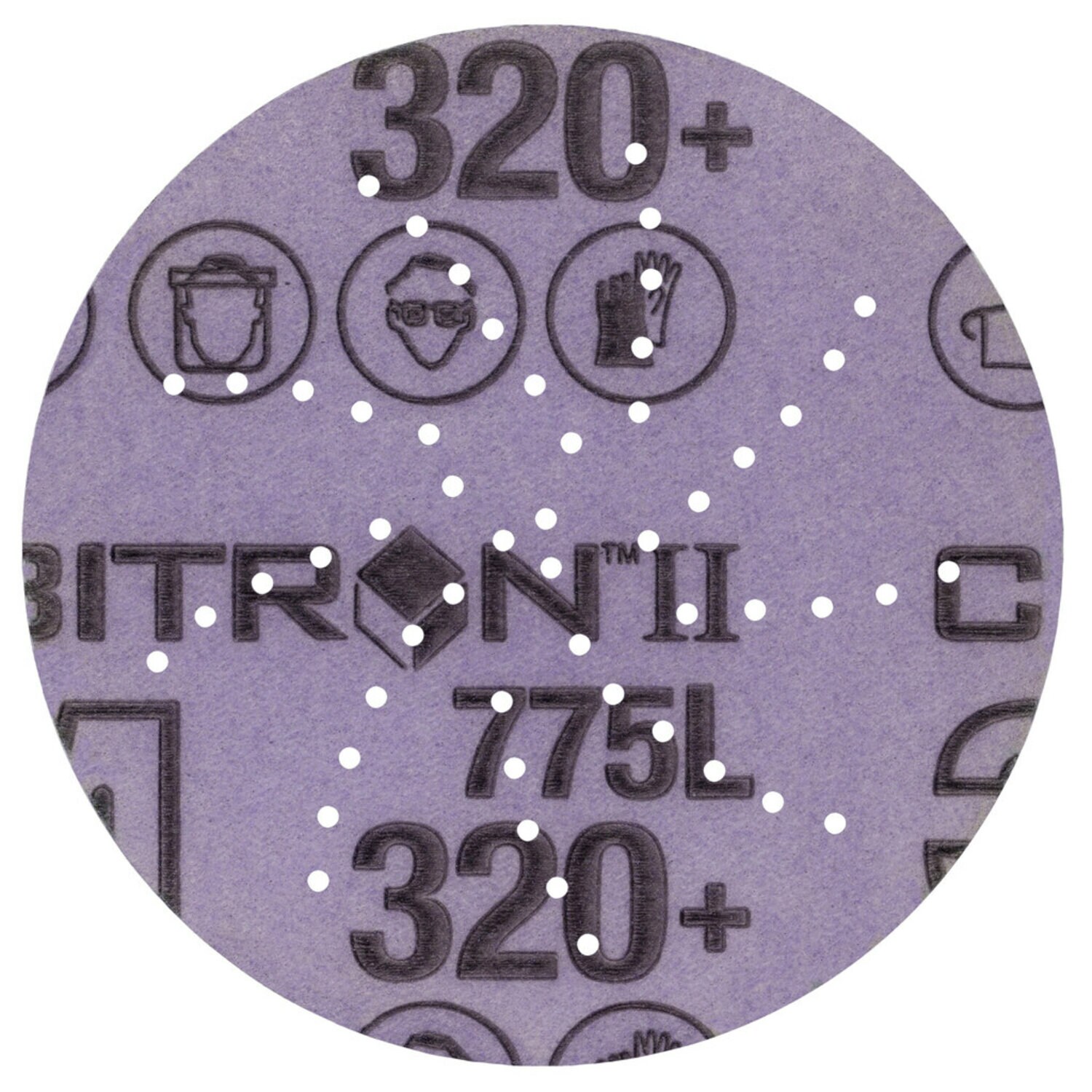 7100145433 - 3M Xtract Cubitron II Film Disc 775L, 320+, 3 in, Die 300DS,
50/Carton, 250 ea/Case