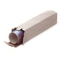  - Corrugated Mailers and Tubes - Self Locking 5 Panel Folder 3-1/2 x 3-1/2 x 25-1/4