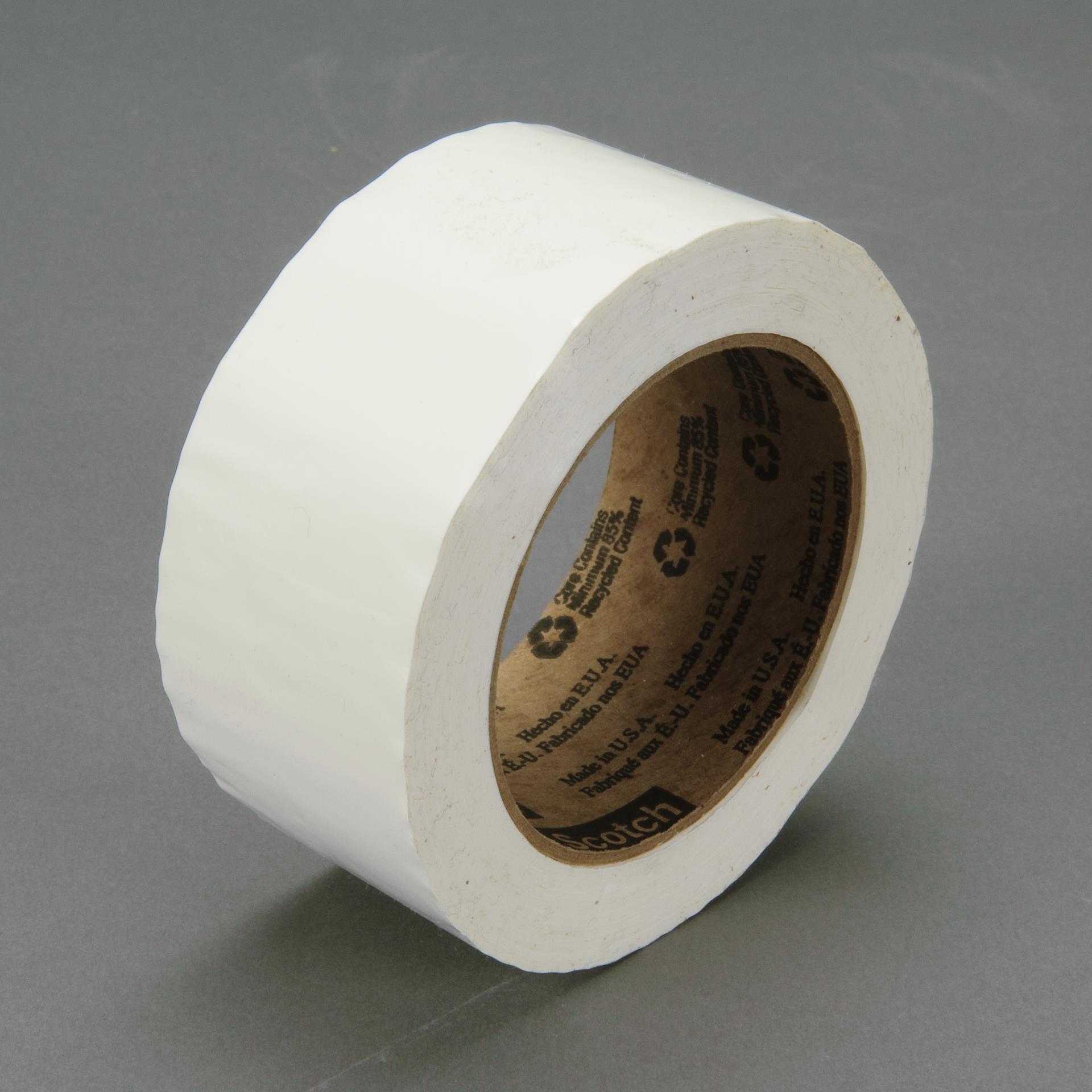 00048011537429 | Scotch® Box Sealing Tape 371, White, 48 mm x 1500