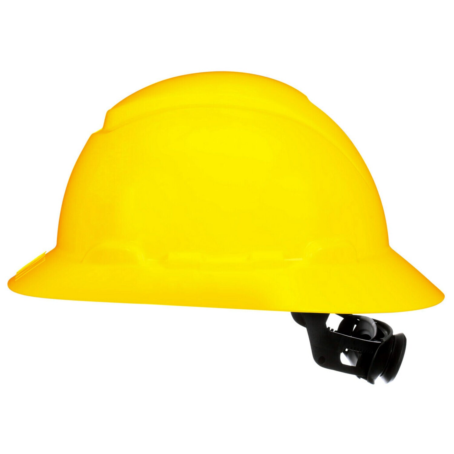 7100302705 - 3M SecureFit Full Brim Hard Hat CHH-FB-R-Y6-SL, with Ratchet Adjustment, Yellow, 6/Case