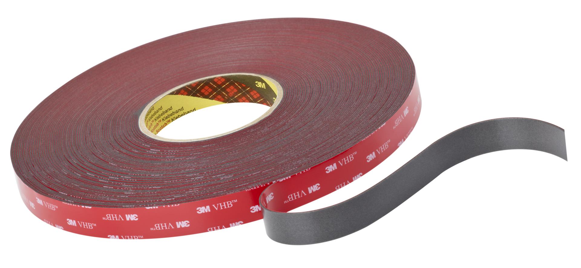 00021200563126 3M™ VHB™ Tape 4611, Dark Gray, in x 36 yd, 45 mil, Small  Pack, rolls per case Aircraft products 3M 9348992