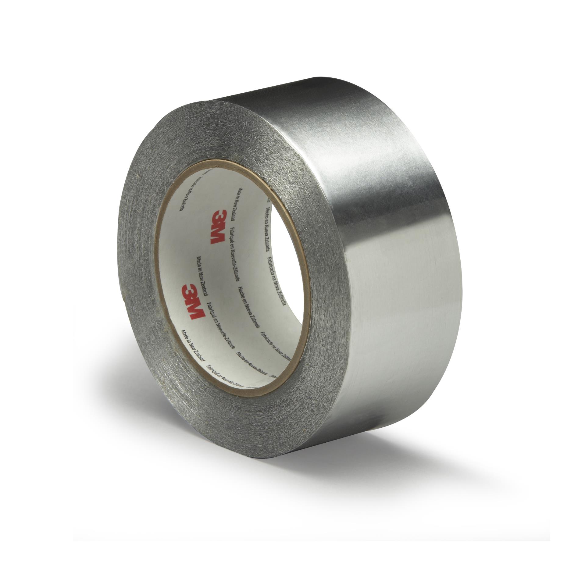 3M Aluminum Foil Tape 3340 HVAC 4.0 mil Sealing and ... 2.5" x 50 yd Silver 