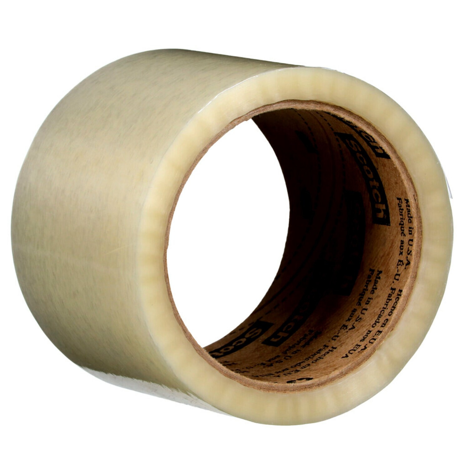 00051115688034, Scotch Box Sealing Tape 371, Clear, 72 mm x 50 m, 24 per  case (6 rolls/pack 4 packs/case), Conveniently Packaged, Aircraft products, box-sealing-tapes