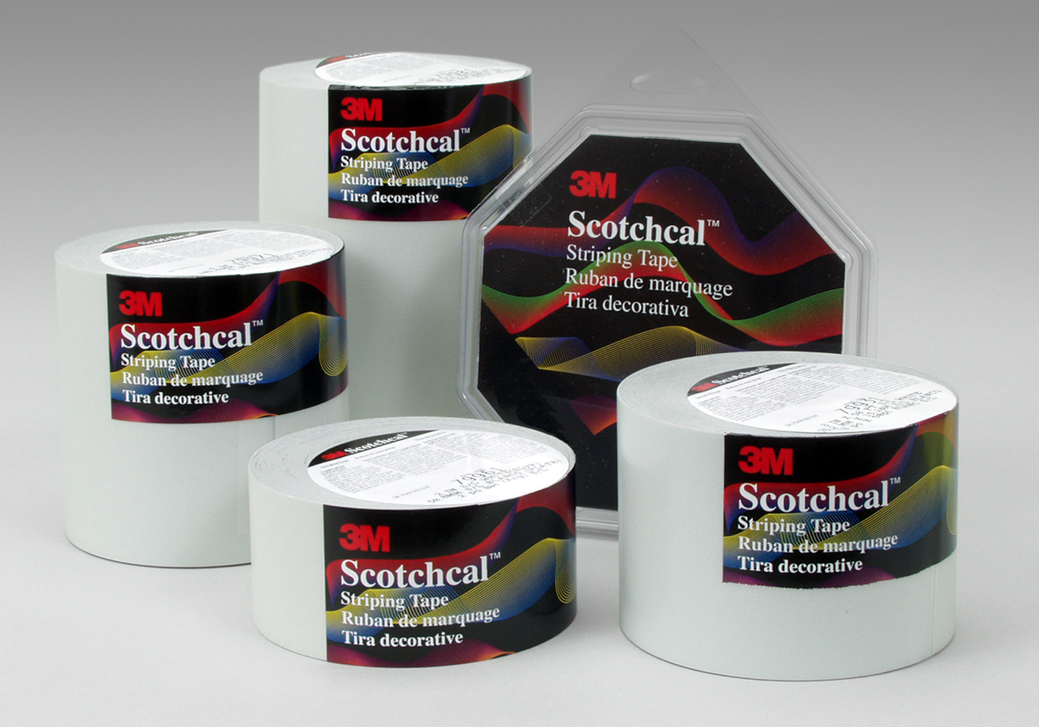 3M Scotchcal Striping Tape 73256 1/4 in x 150 ft Bright White 