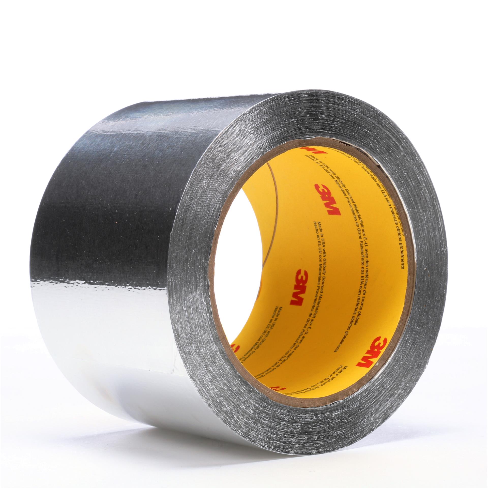 3M 436 Vibration  Damping Tape 9 in wide 17 mil Aluminum Foil Silver Color 
