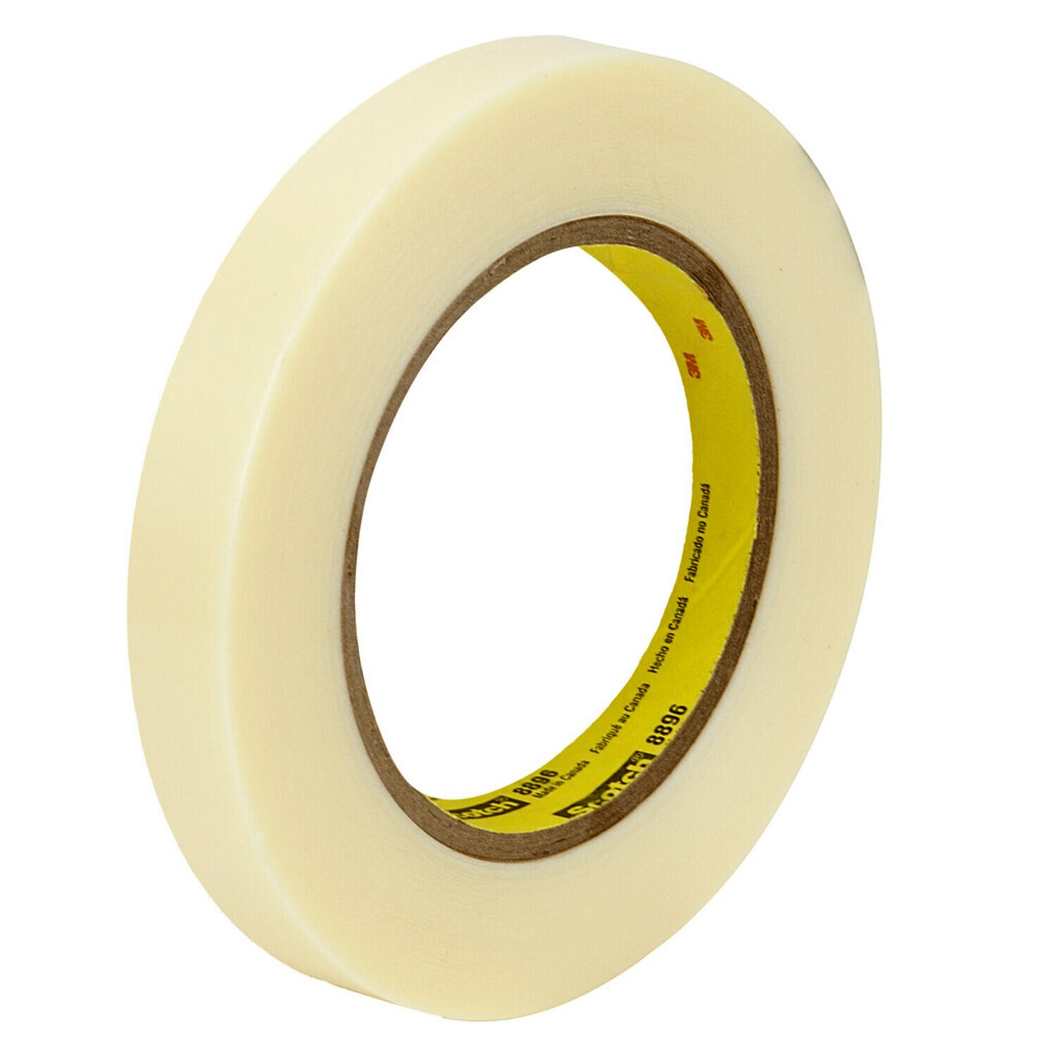 8-inch Yellow Hook and Loop, 5.6-lb Tensile Strength, 10-Pack