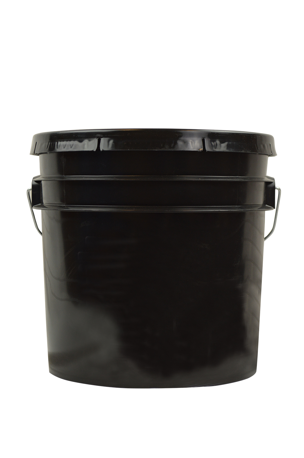 5.3 Gallon White Rectangular Bucket/Pail with Hinged Snap Lid, 4 Pack
