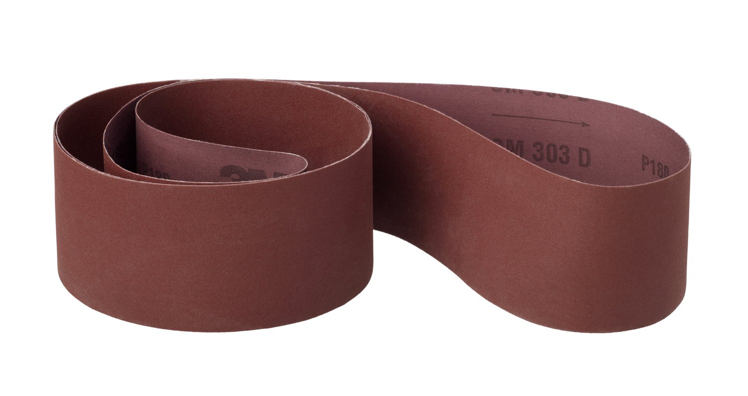 7100200366 - 3M Trizact Cloth Belt 327DC, A65 X-weight, 1-3/4 in x 132 in,
Film-lok, No Flex