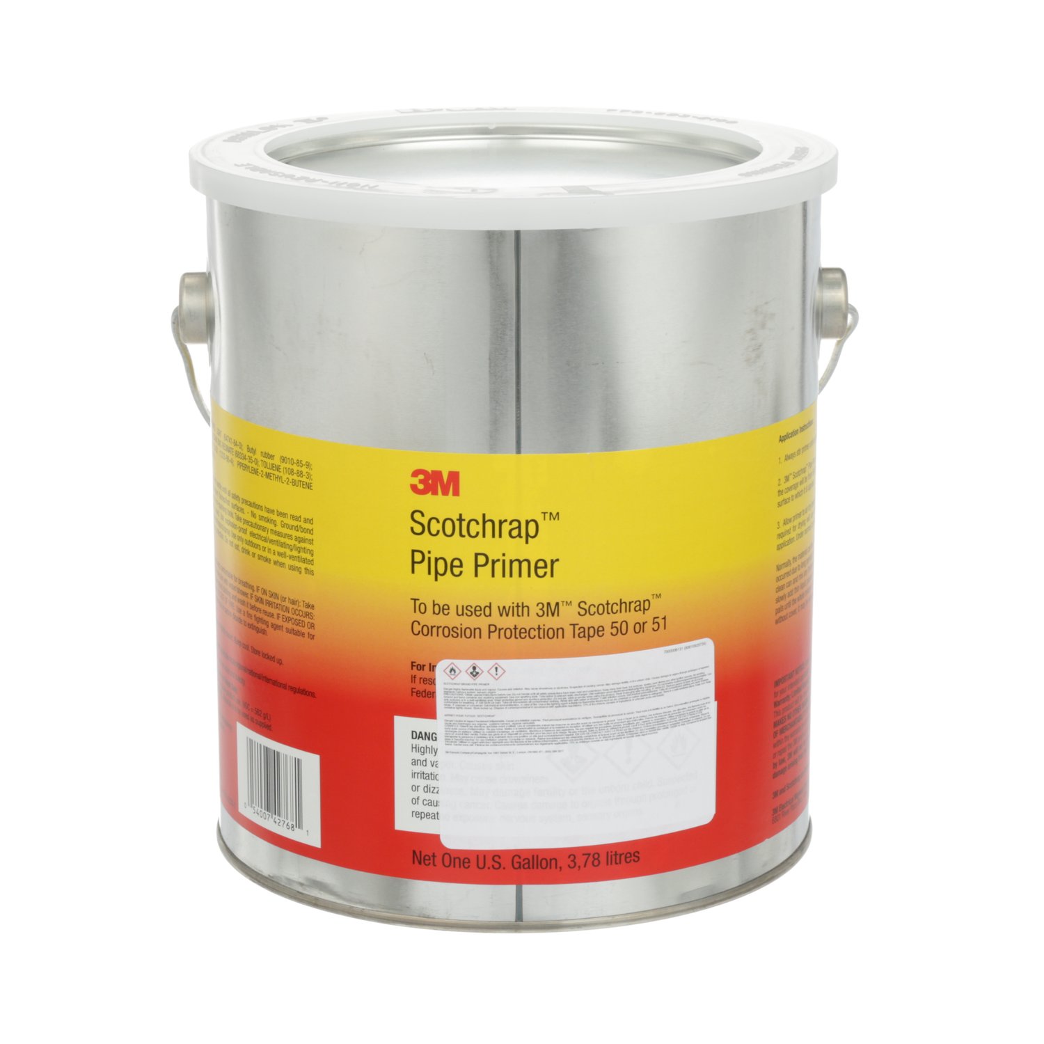 7000006131 - 3M Scotchrap Pipe Primer, 1 gallon can, 1 gallon/container, 4
gallons/case