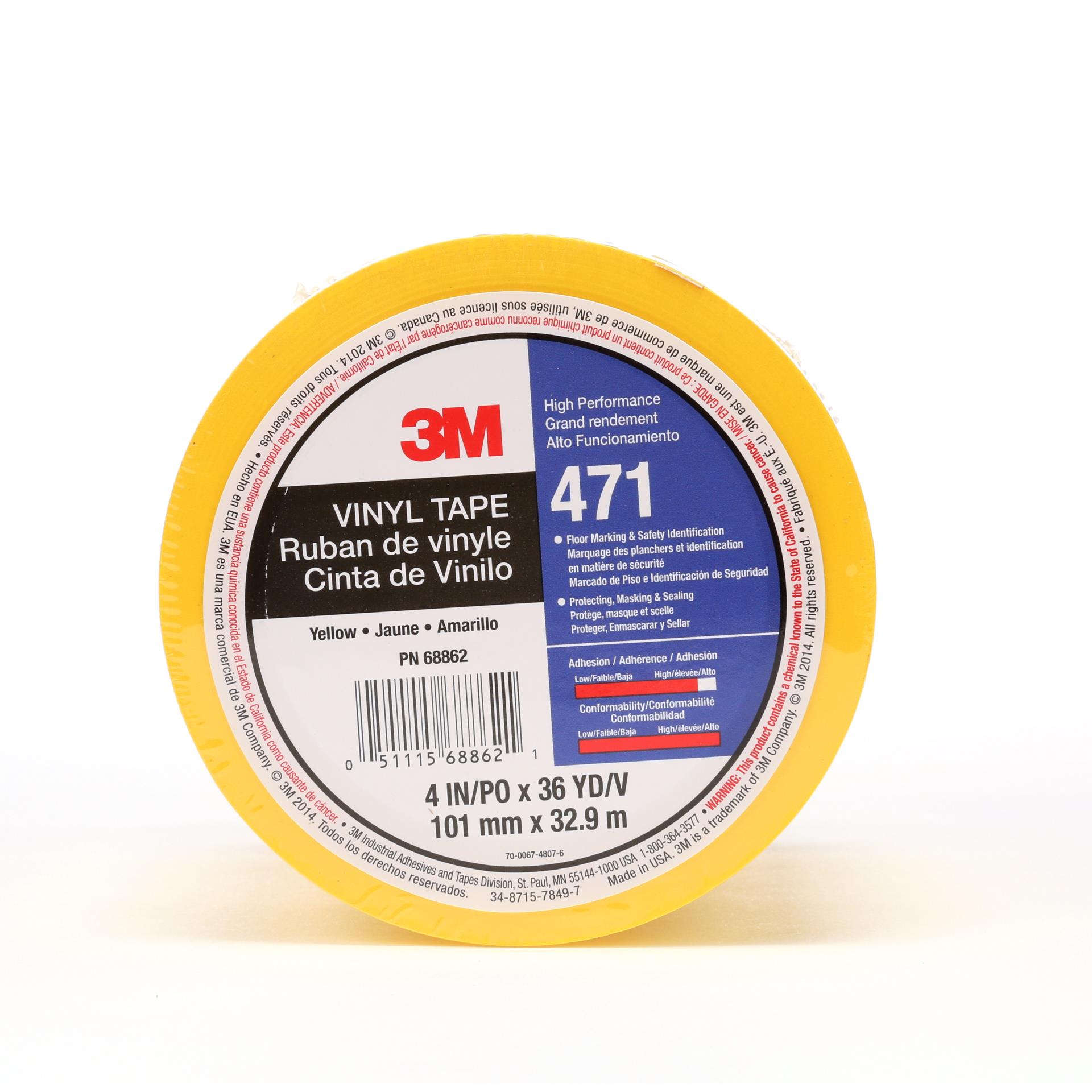 CS Hyde 19-5R UHMW .005 Mil Tape with Rubber Adhesive 7.5 x 36 Yards