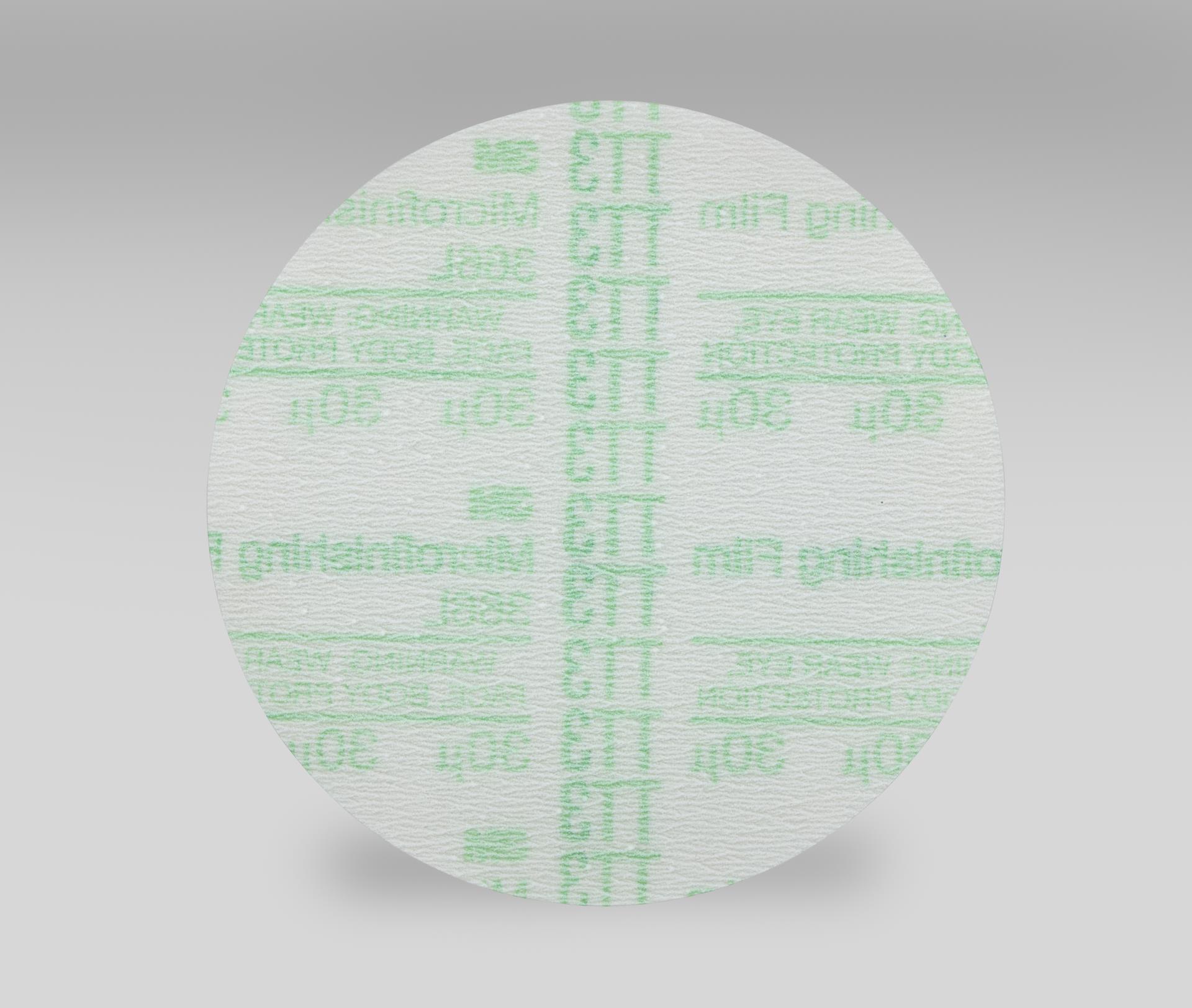 00051111538272 3M™ Hookit™ Microfinishing Film Disc 366L, 30 Mic 3MIL,  Type D, in x NH, Die 300V, 100 per inner, 1000 per case Aircraft  products tapes 6318485