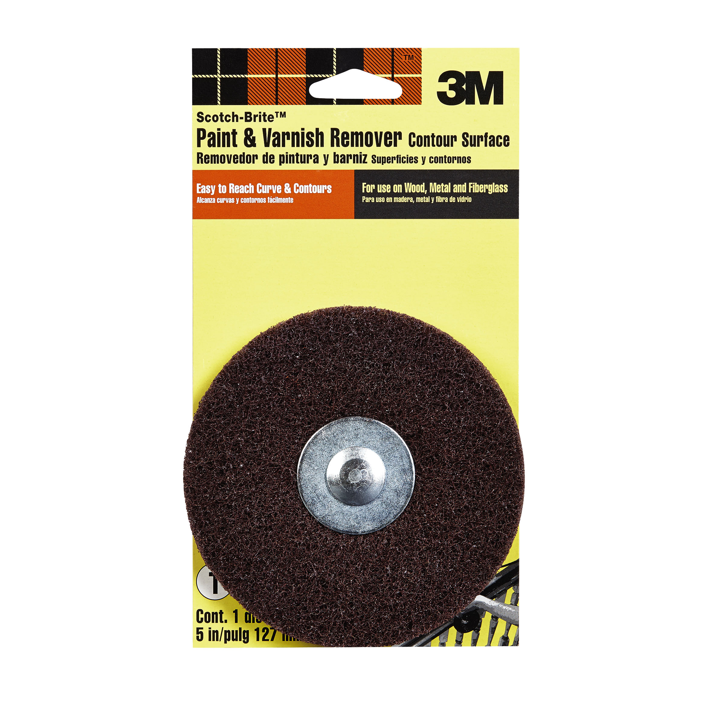 00051144094134 3M™ Scotch-Brite™ Paint and Varnish Remover Contour  Surface 9413ES-6-B, 6/cs Aircraft products na 9378848