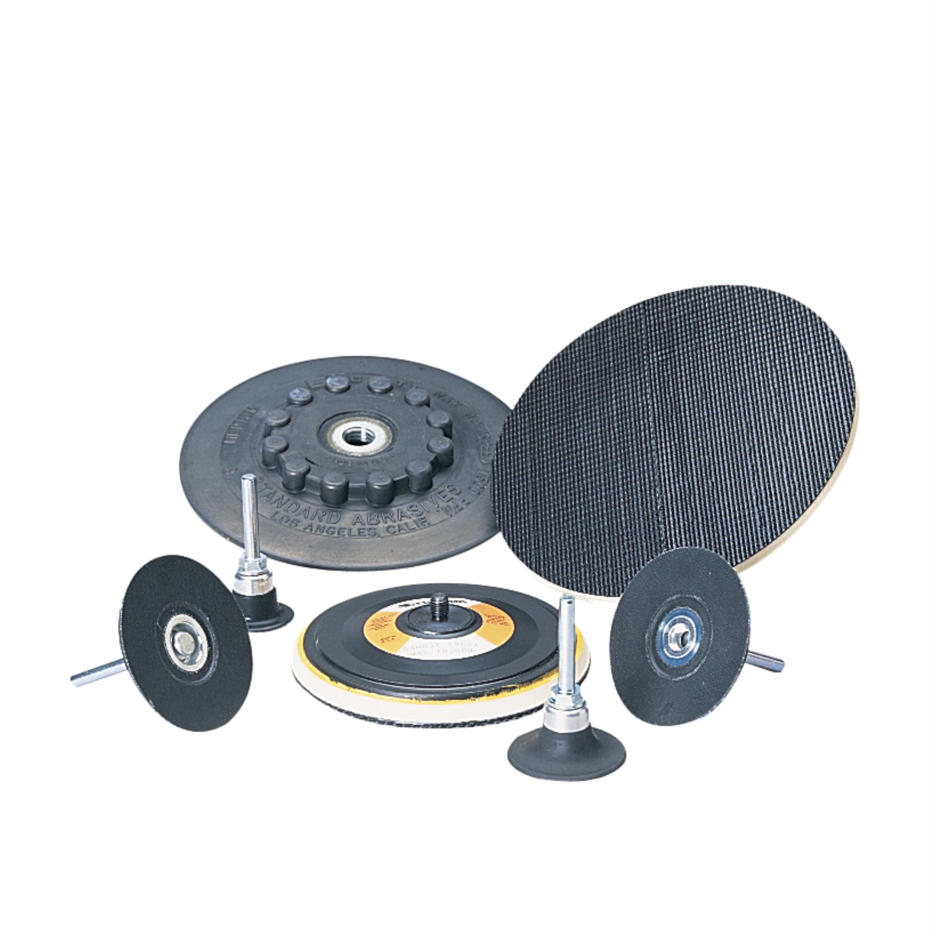 Abs Fibre Disc Backing Pad 125mm W/ fibre Discs And Semi-Flexible Grinding discs 