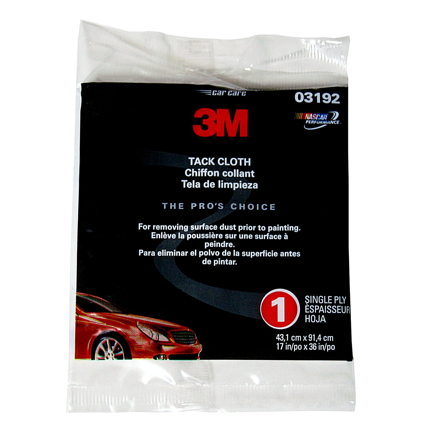 7100152961 - 3M Tack Cloth, 03192, 17 in x 36 in, 40 per case