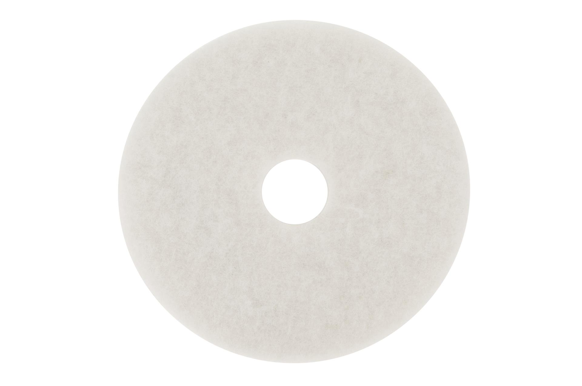 NEW CASE OF 5-3M Natural Blend White Burnishing Pads 3300 20-in Natural White 