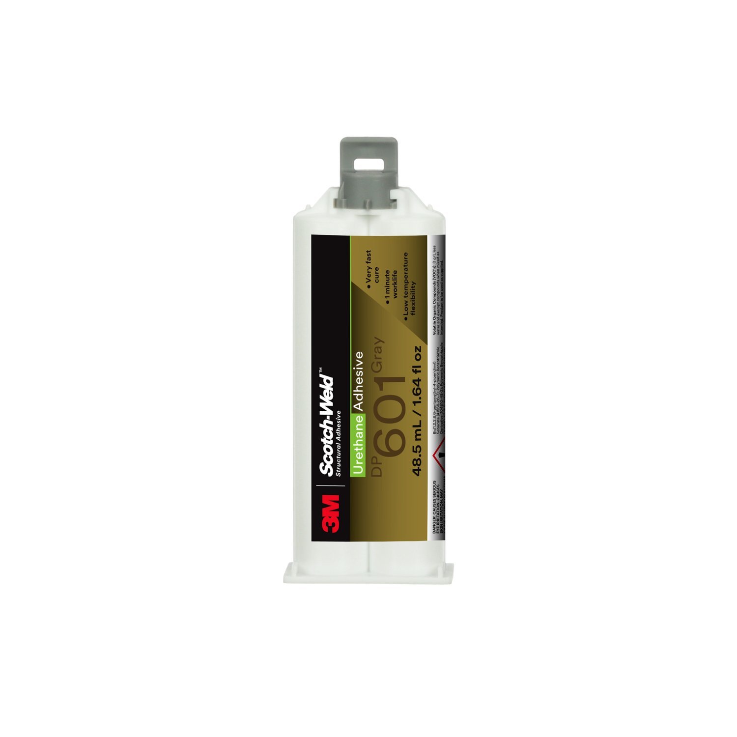 7100148741 - 3M Scotch-Weld Urethane Adhesive DP601, Gray, 48.5 mL Duo-Pak, 12/Case