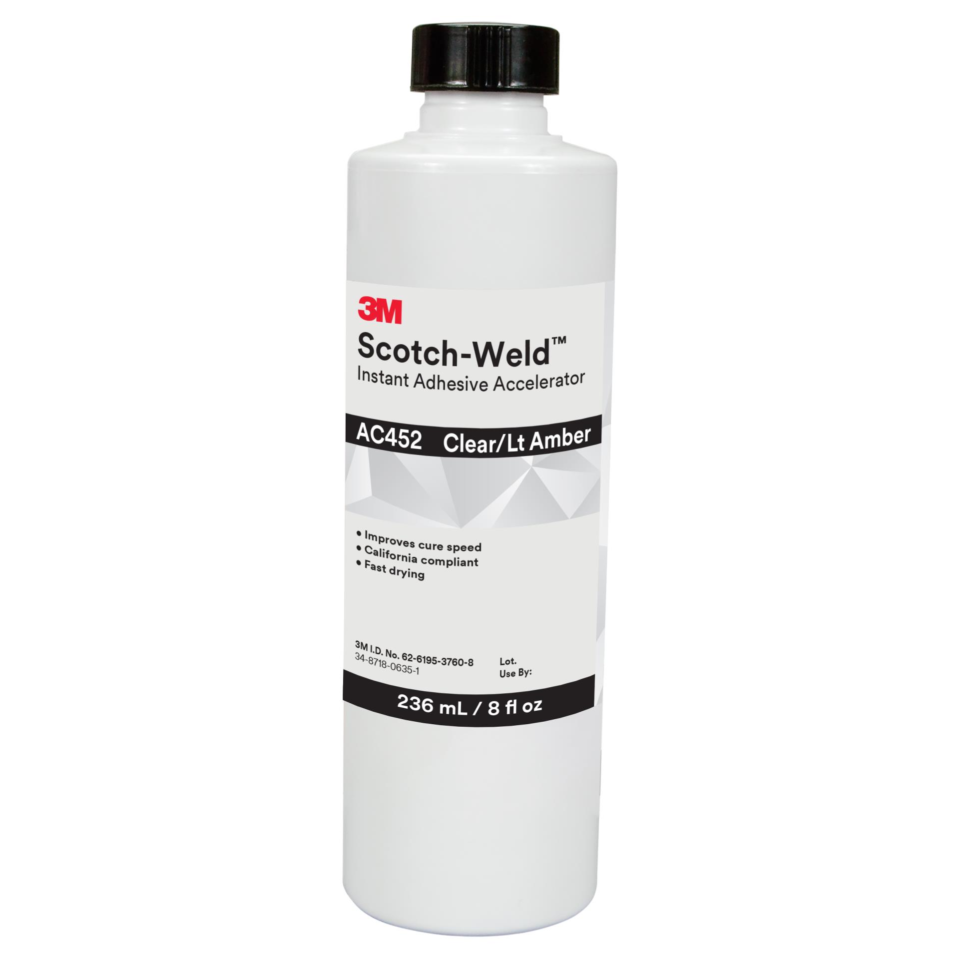 3M Scotch-Weld Industrial Plastic Adhesive, Clear - 36 count, 5 fl oz tubes
