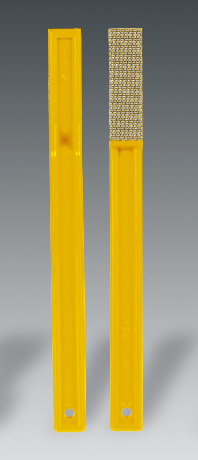 7000082160 - 3M Flexible Diamond Hand File 6210J, No 2, Yellow, 18, N40, 10 ea/Case