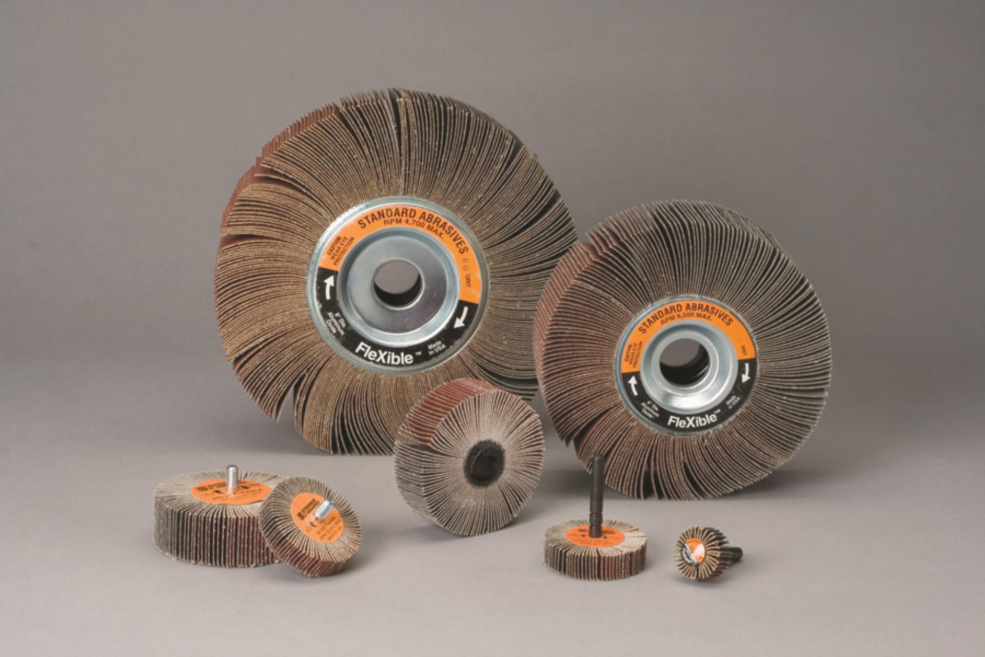 00051115427800 Standard Abrasives™ A/O Flexible Flap Wheel 681426, in x  in x in 80, per case Aircraft products flap-wheels 9379268