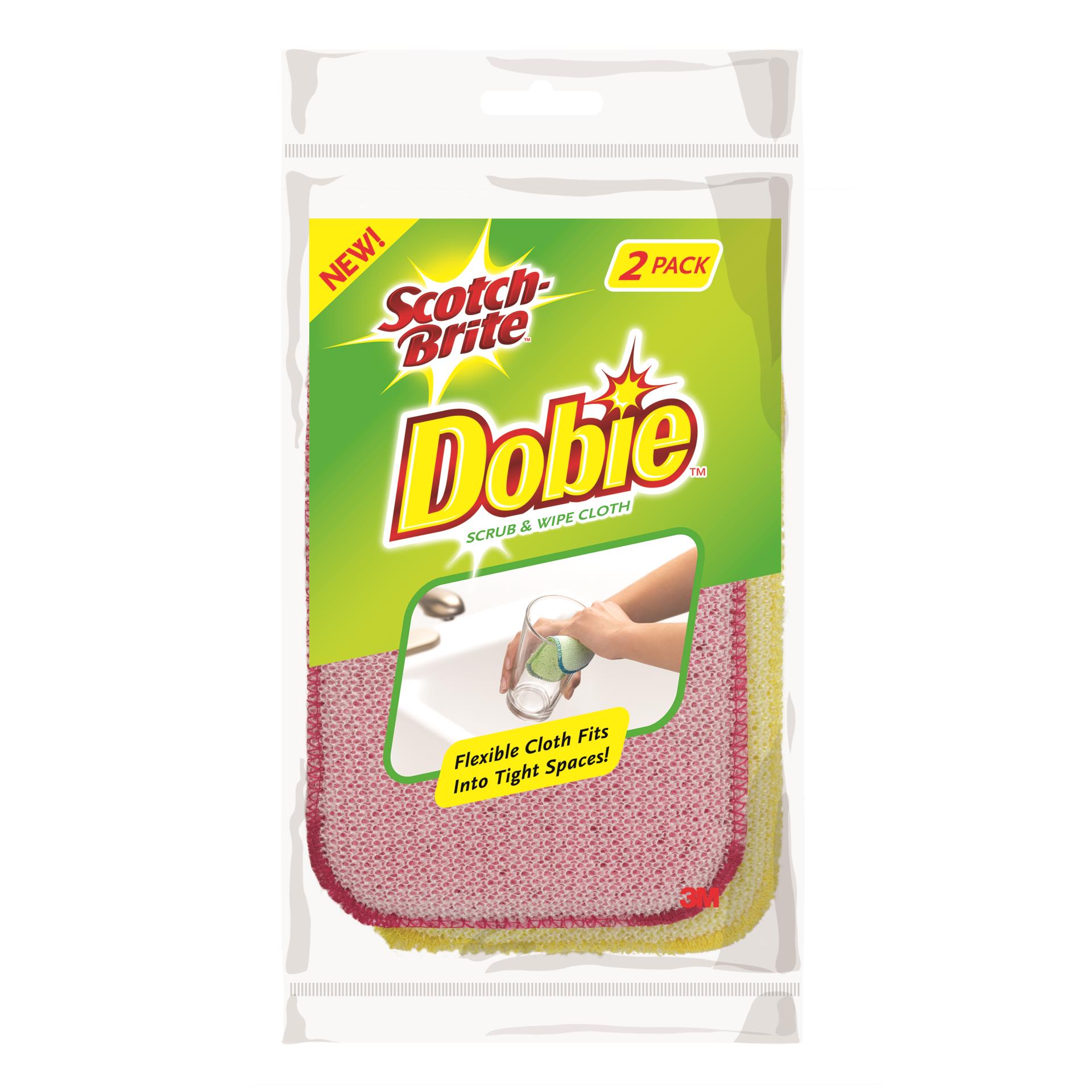 50051141346460 Scotch-Brite® Dobie™ Scrub  Wipe Cloth 9057-2, 12/2  Aircraft products na 9345667
