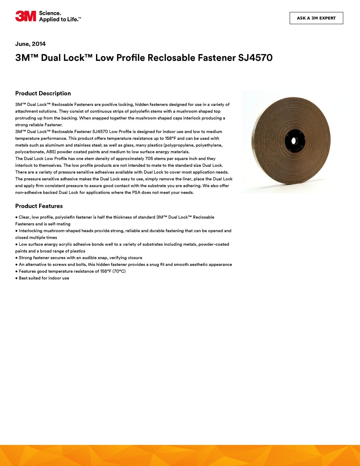 3M™ Dual Lock™ Reclosable Fastener 400 SJ3463