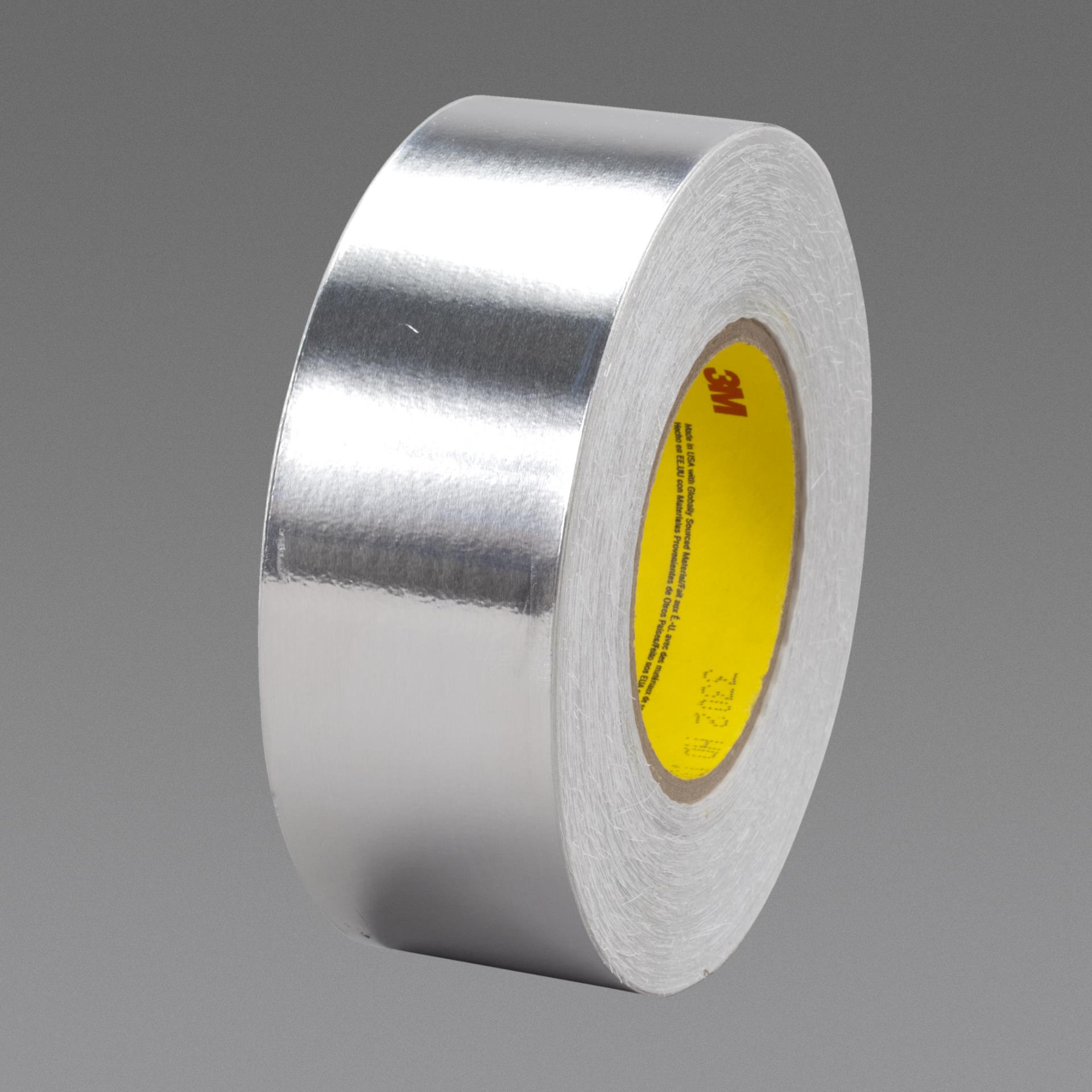 00051125658249 3M™ Conductive Aluminum Foil Tape 3302, Silver, in x 18  yd, 3.5 mil, rolls per case Aircraft products aluminum-tapes 9373915