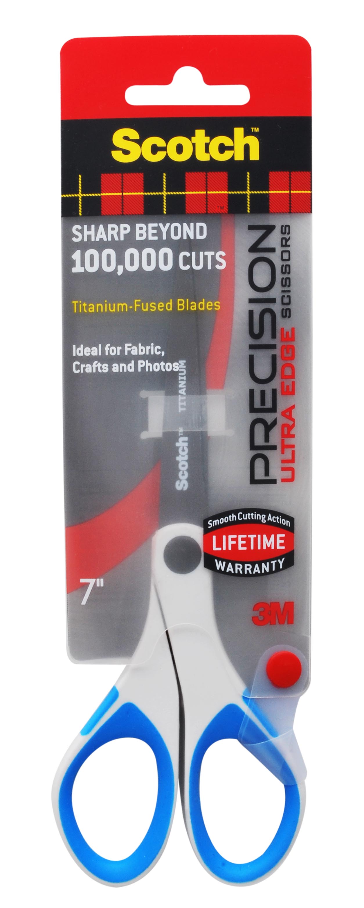 Scotch Scissors 3M 8 inch Precision Ultra Edge Titanium Blades