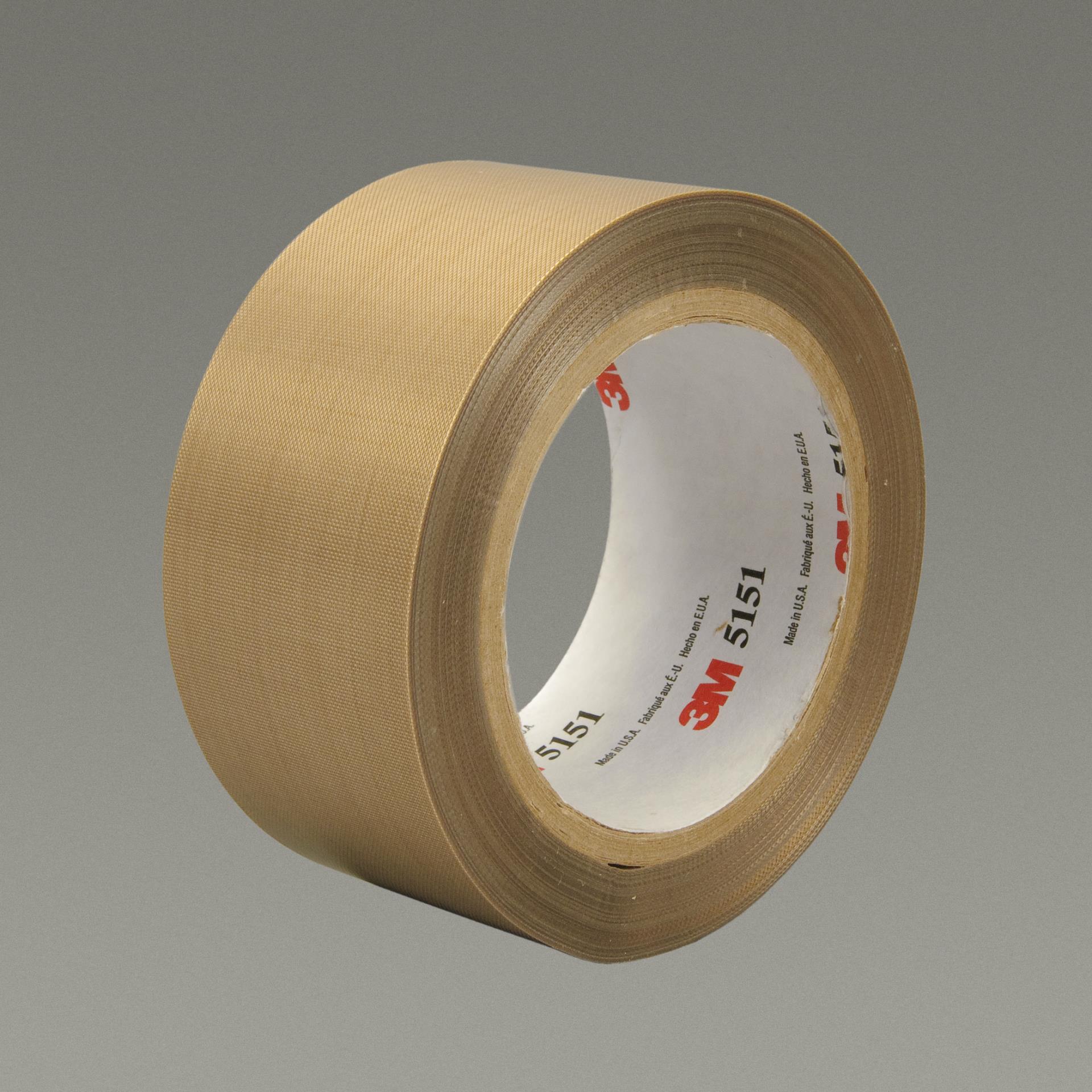 Silicone Adhesive 3.25 x 36 Yards Teflon 21-3S Teflon Coated Tape 