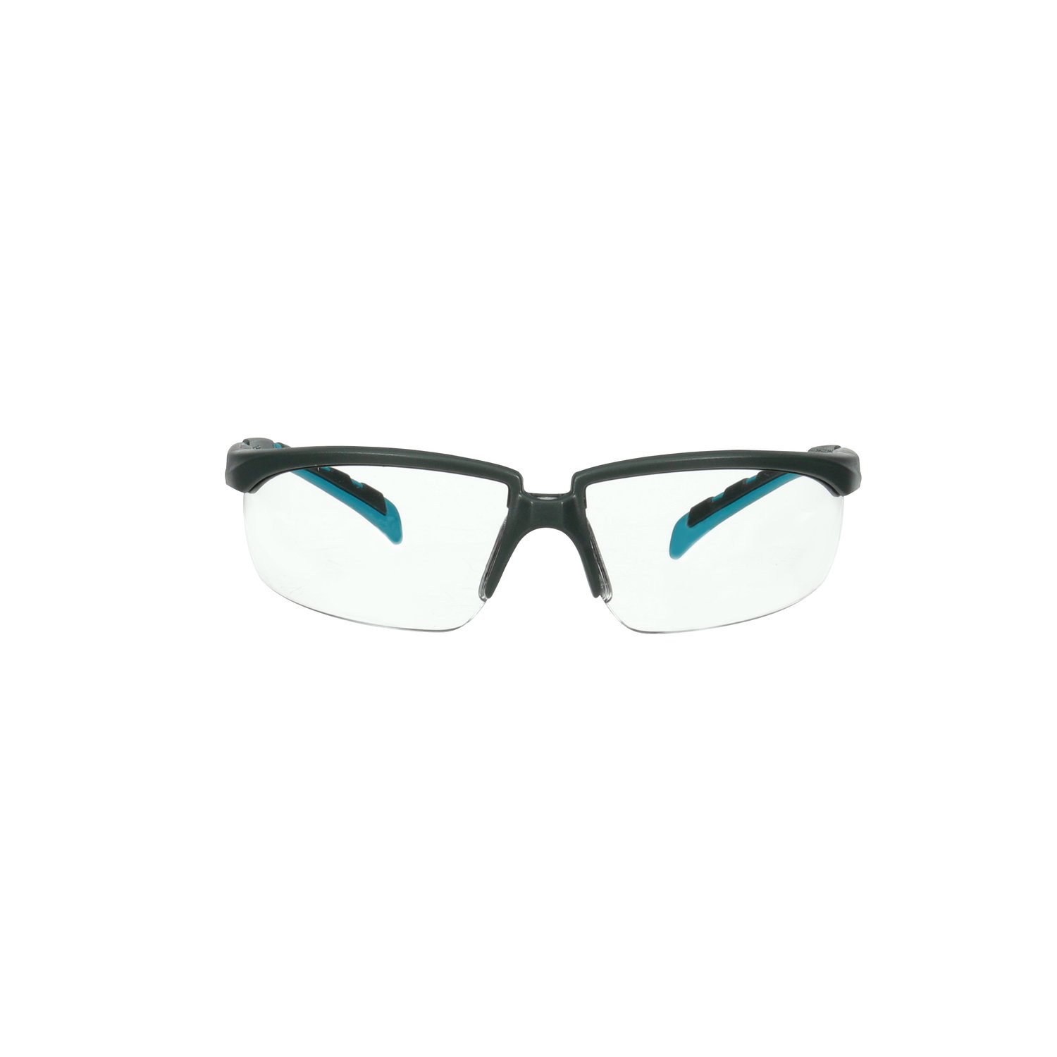 7100203178 - 3M Solus 2000 Series, S2001SGAF-BGR, Gray/Blue-Green Temples,
Scotchgard Anti-Fog Coating, Clear AF-AS lens, 20ea/cs